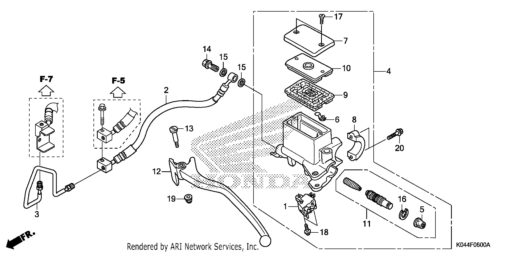 Rear Brake Master Cylinder