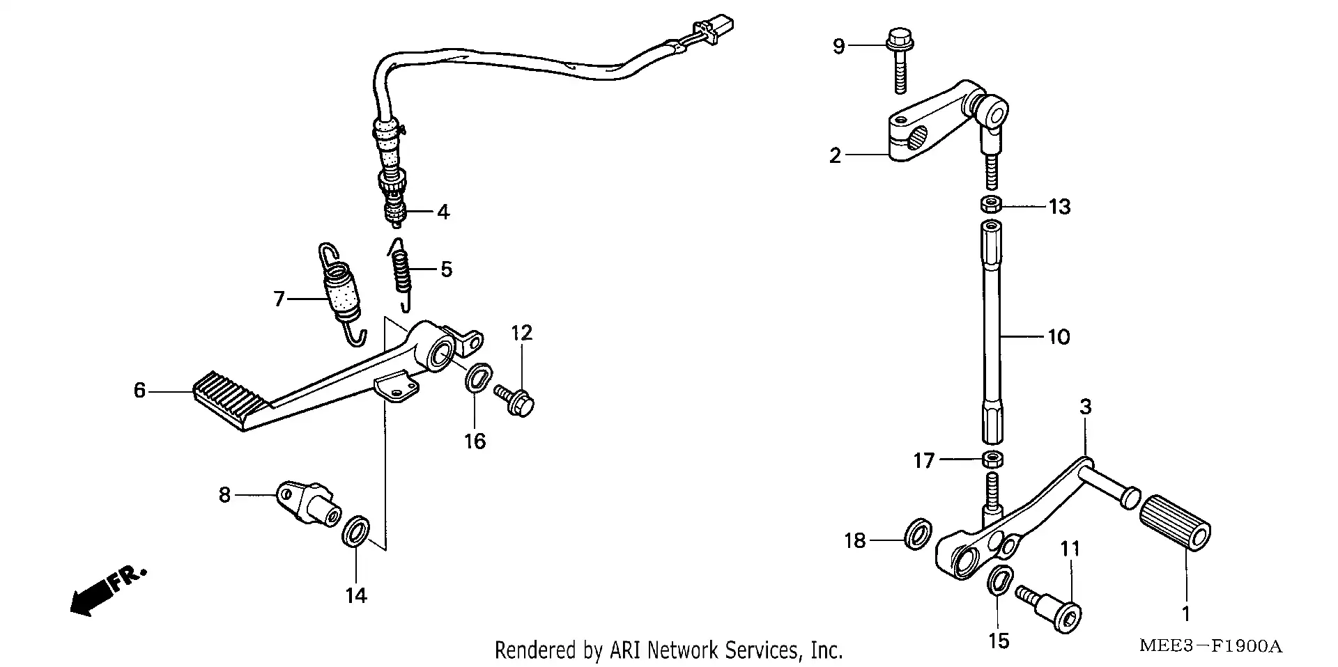 Brake Pedal, Change Pedal