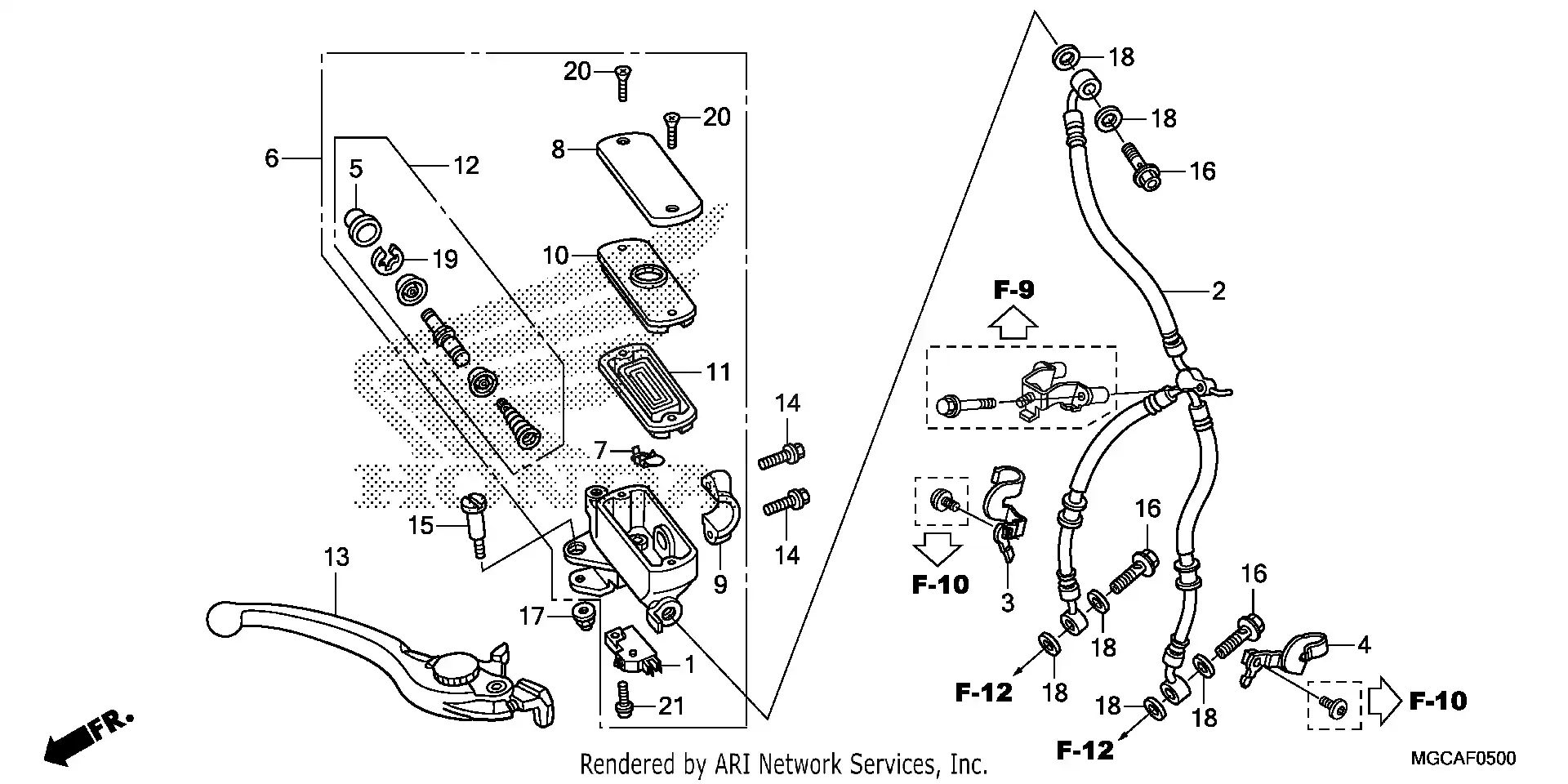 Front Brake Master Cylinder
