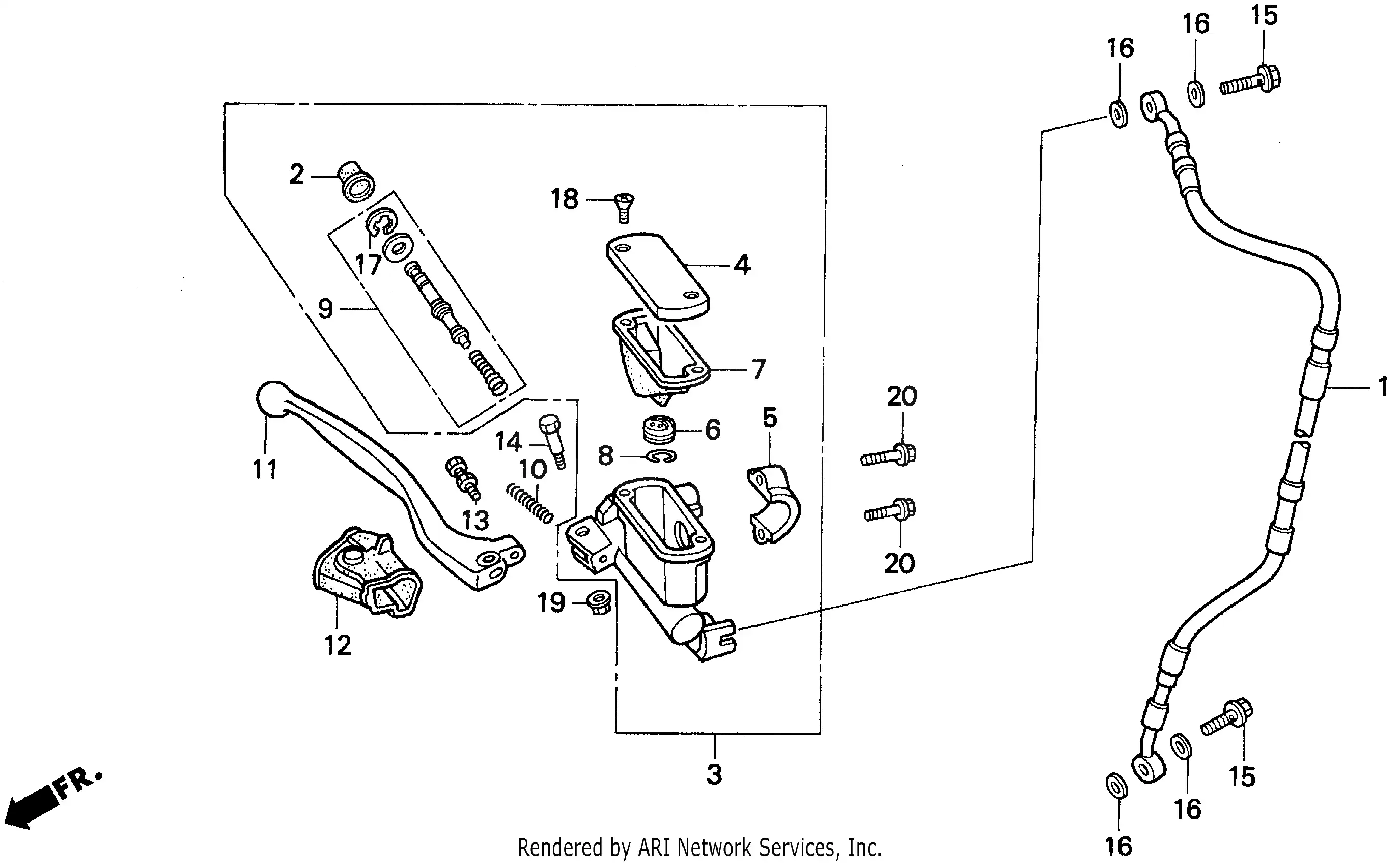 Front Brake Master Cylinder