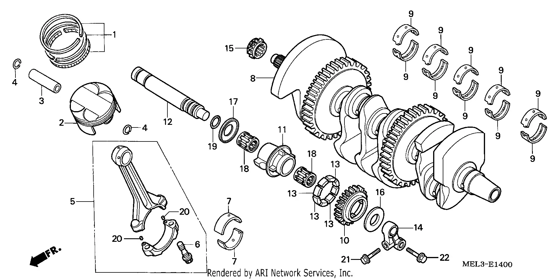Crankshaft Piston