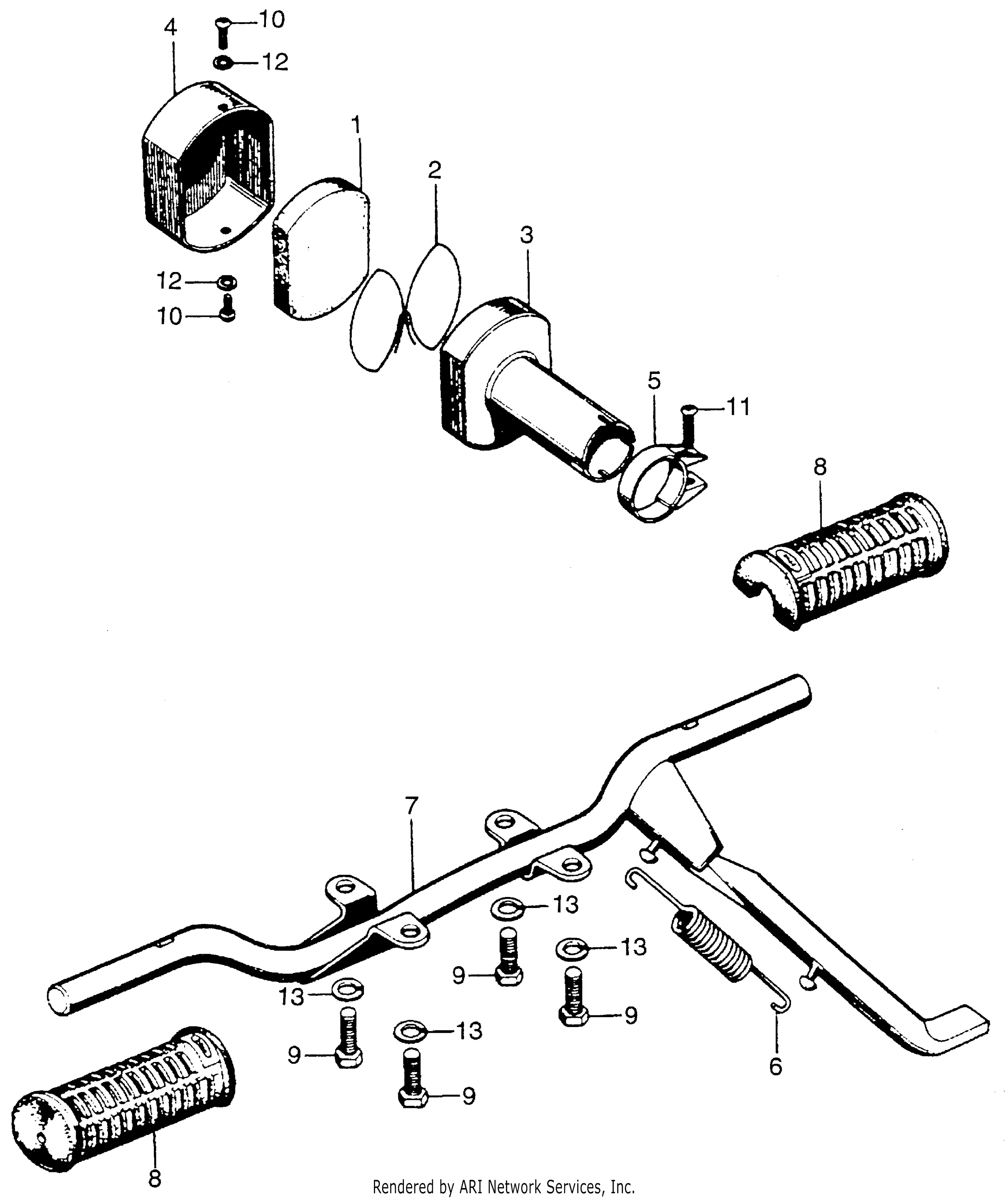 Air Cleaner + Step Bar