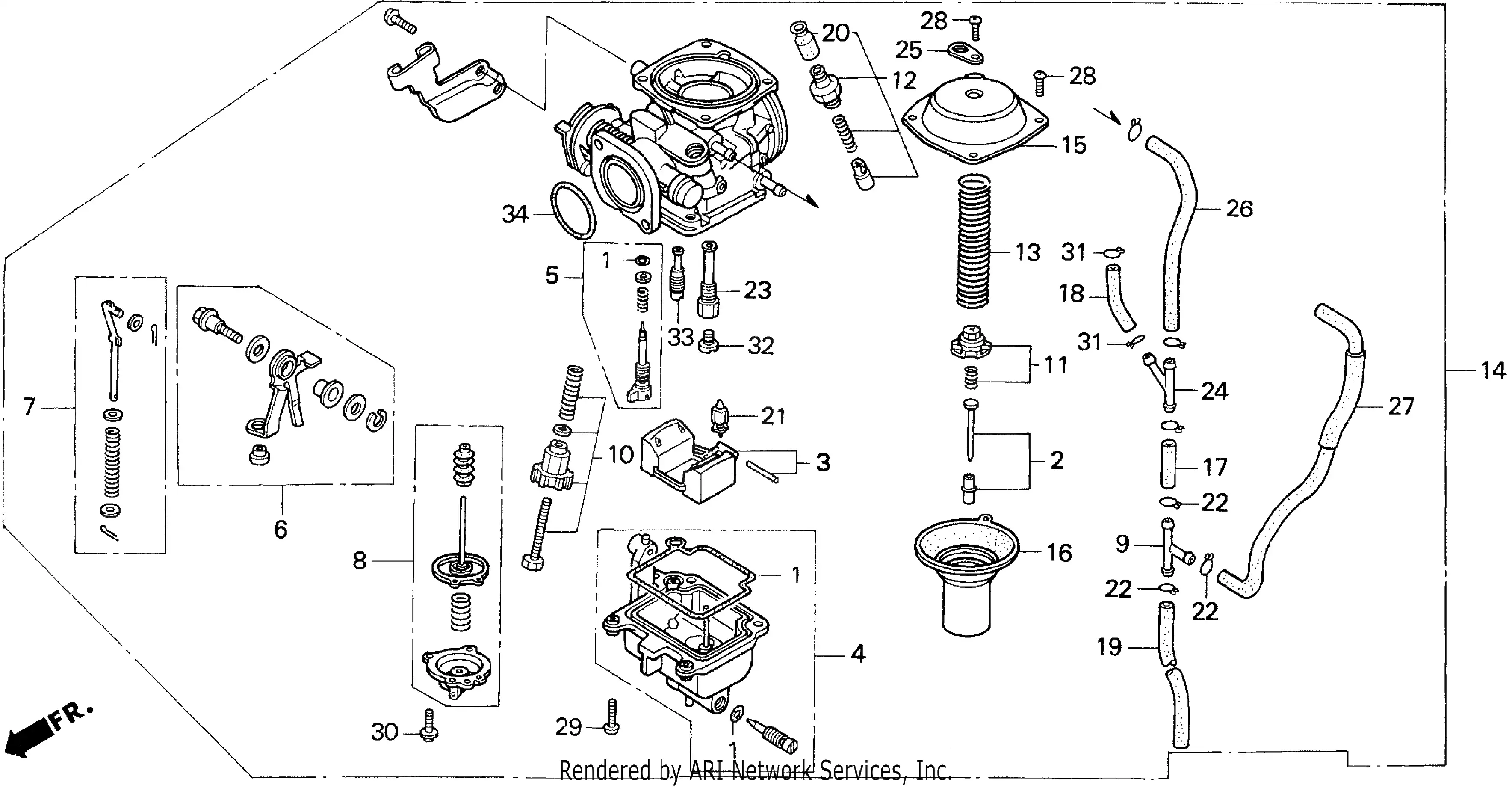 16075-GHB-B70 O-Ring (2.4X29) Honda | YoshiParts