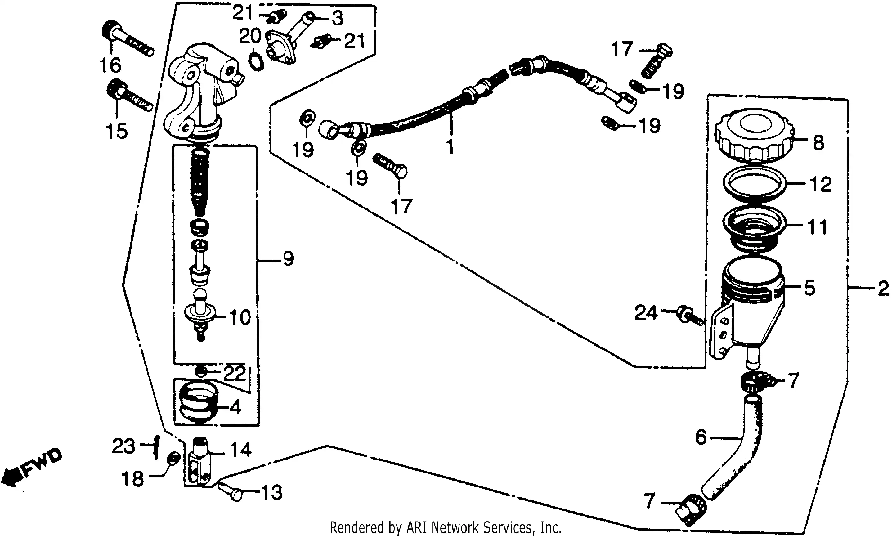 Rear Brake Master Cylinder