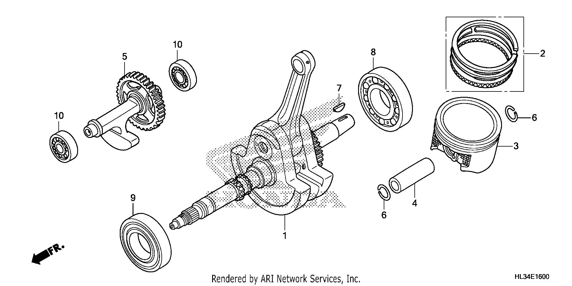 Crankshaft Piston