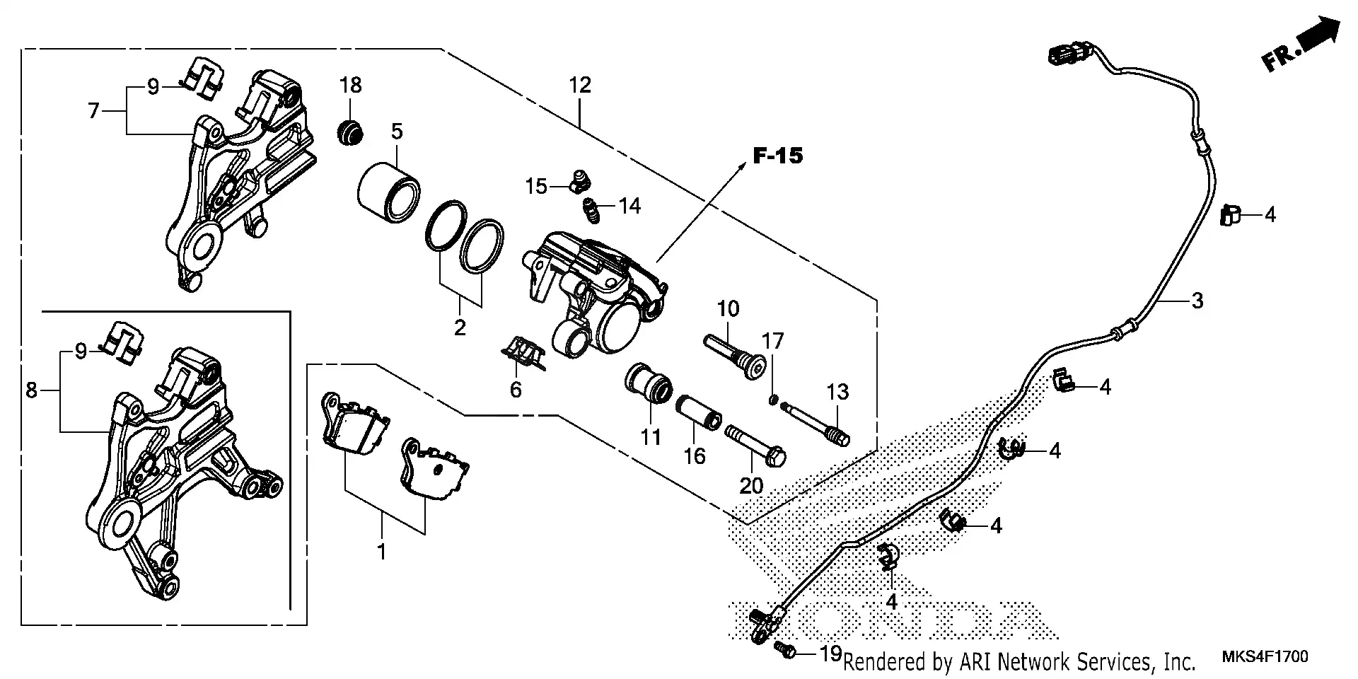 Rear Brake Caliper