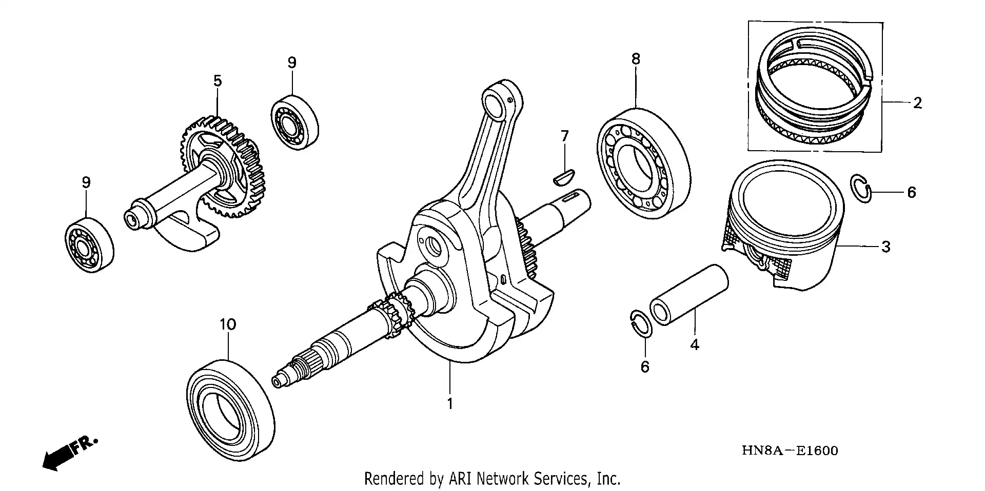 Crankshaft Piston