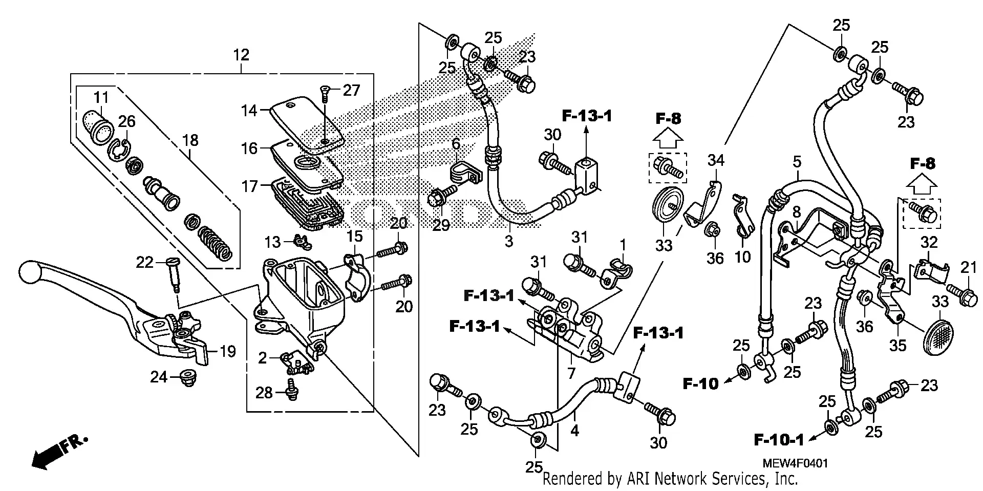Front Brake Master Cylinder