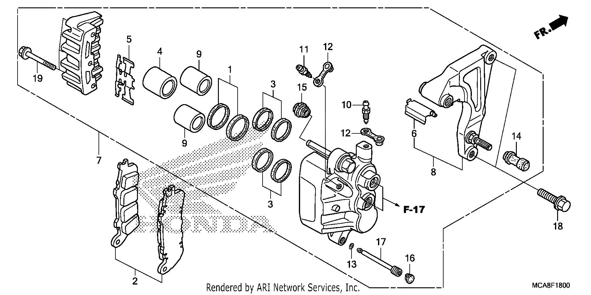 Rear Brake Caliper
