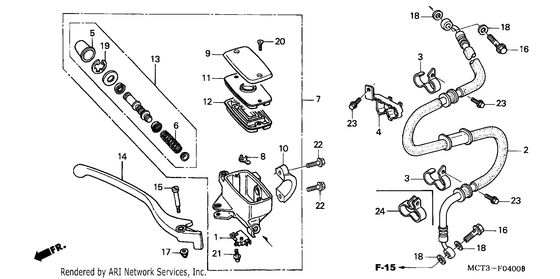Front Brake Master Cylinder