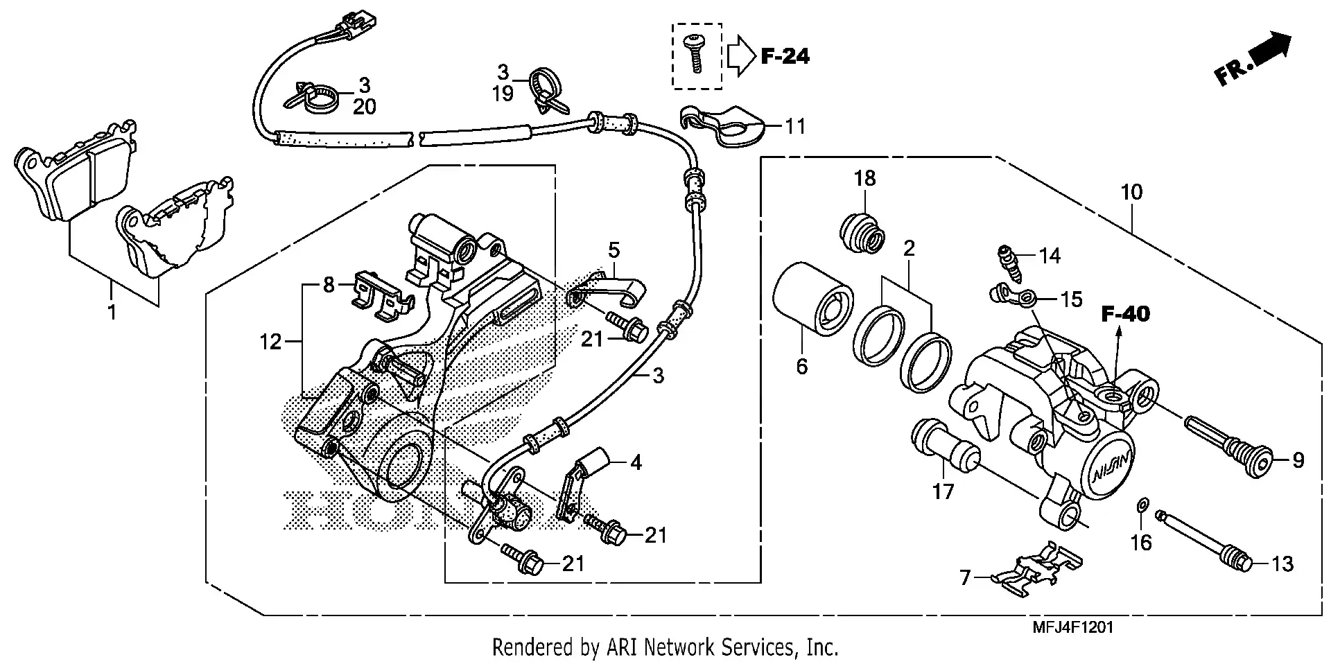 Rear Brake Caliper