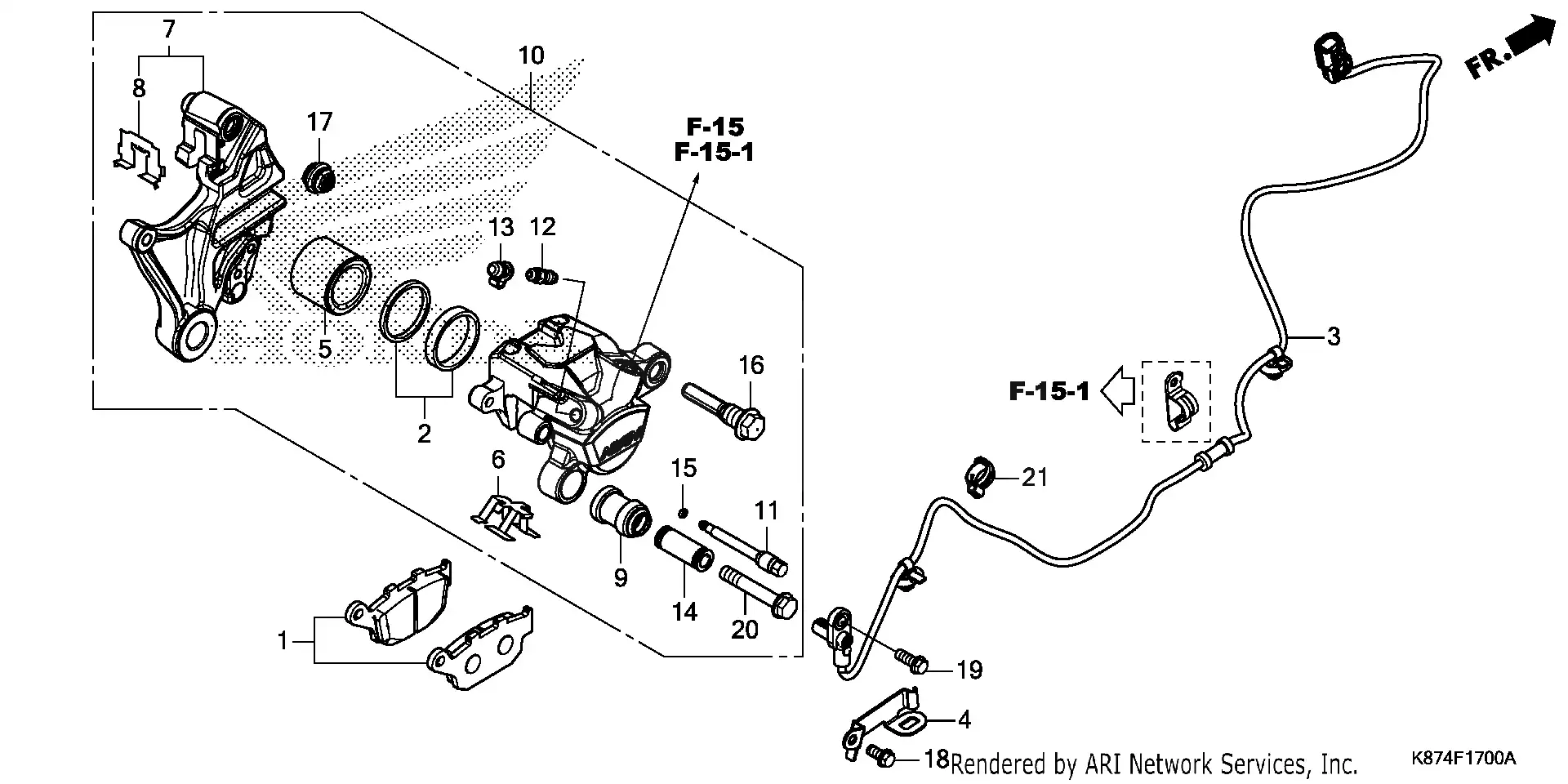 Rear Brake Caliper