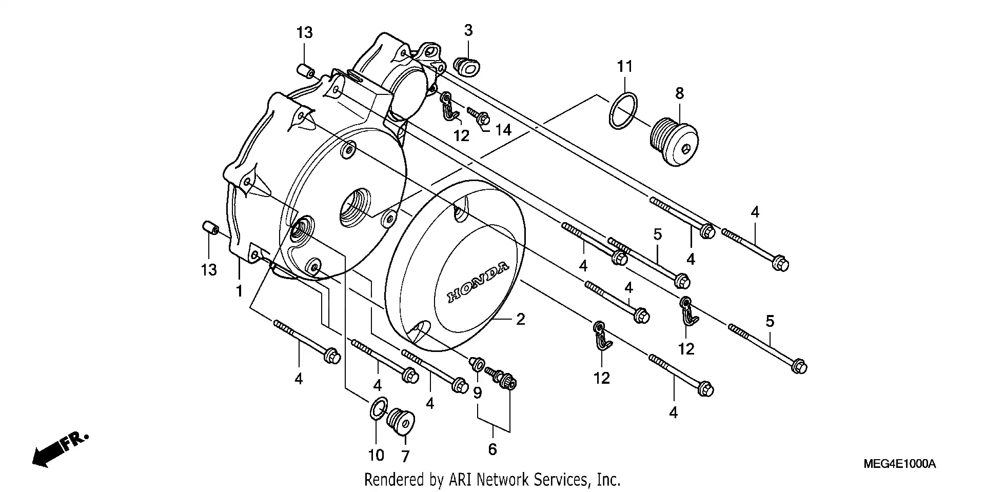 Left Crankcase Cover