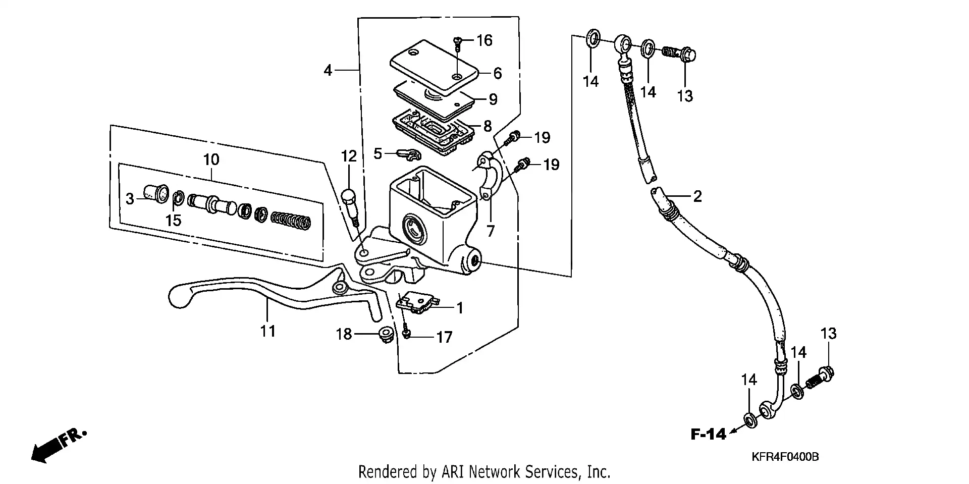 Front Brake Master Cylinder