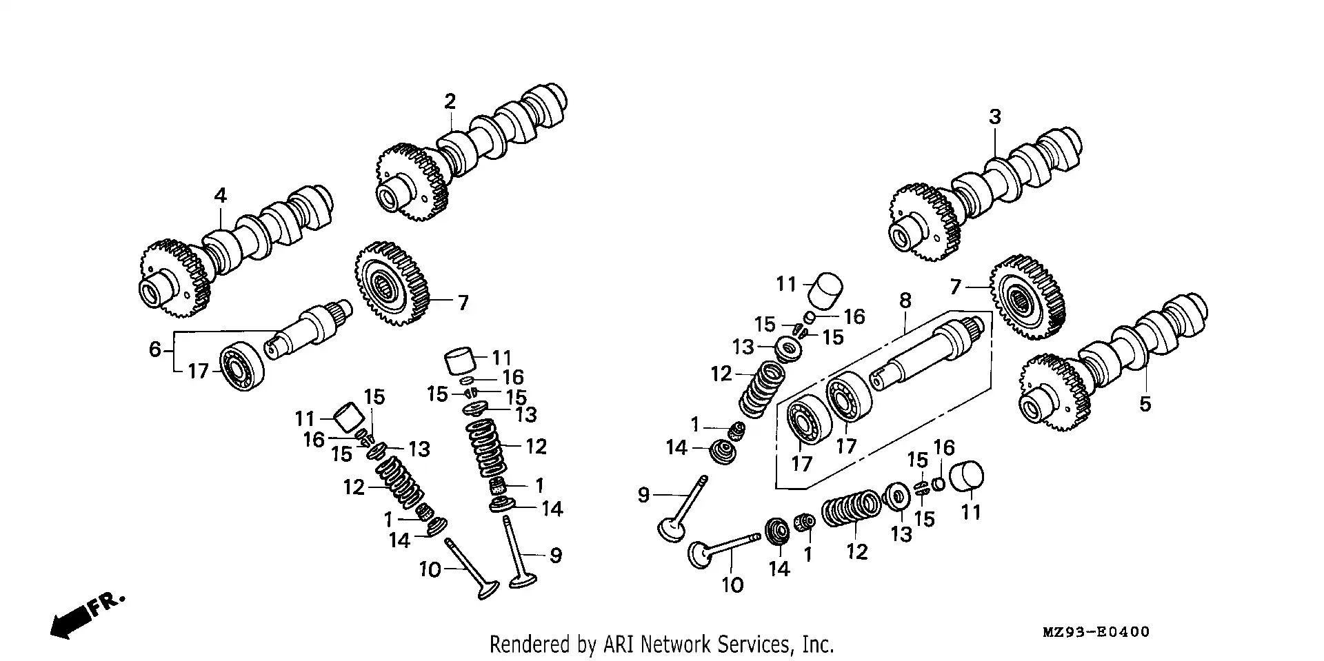 Camshaft + Valve