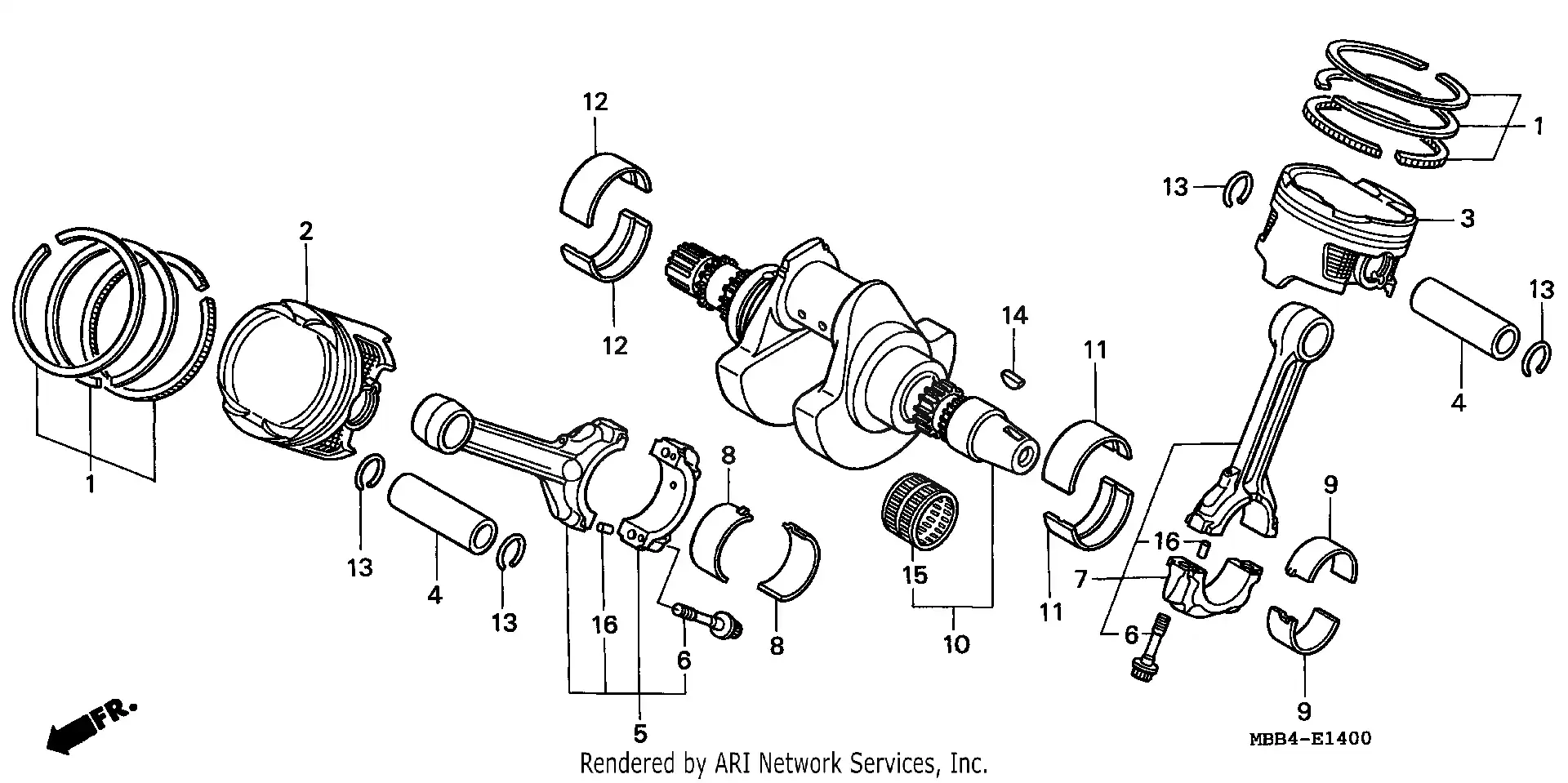 Crankshaft Piston