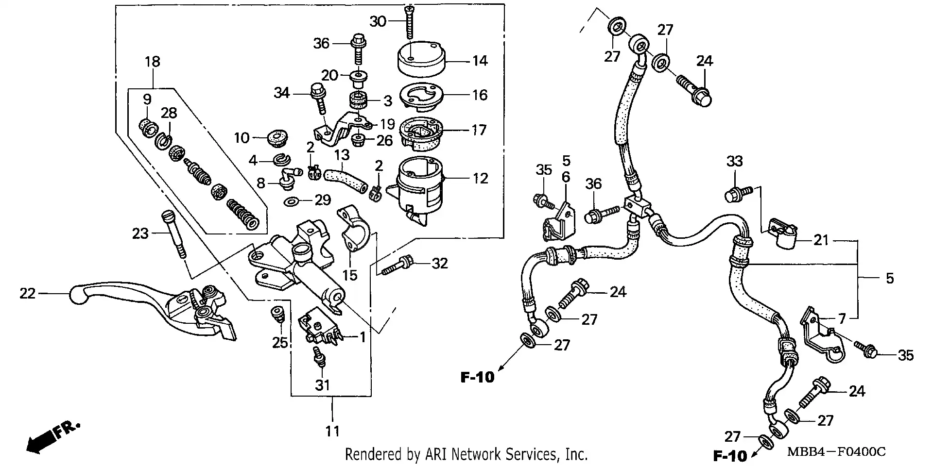 Front Brake Master Cylinder