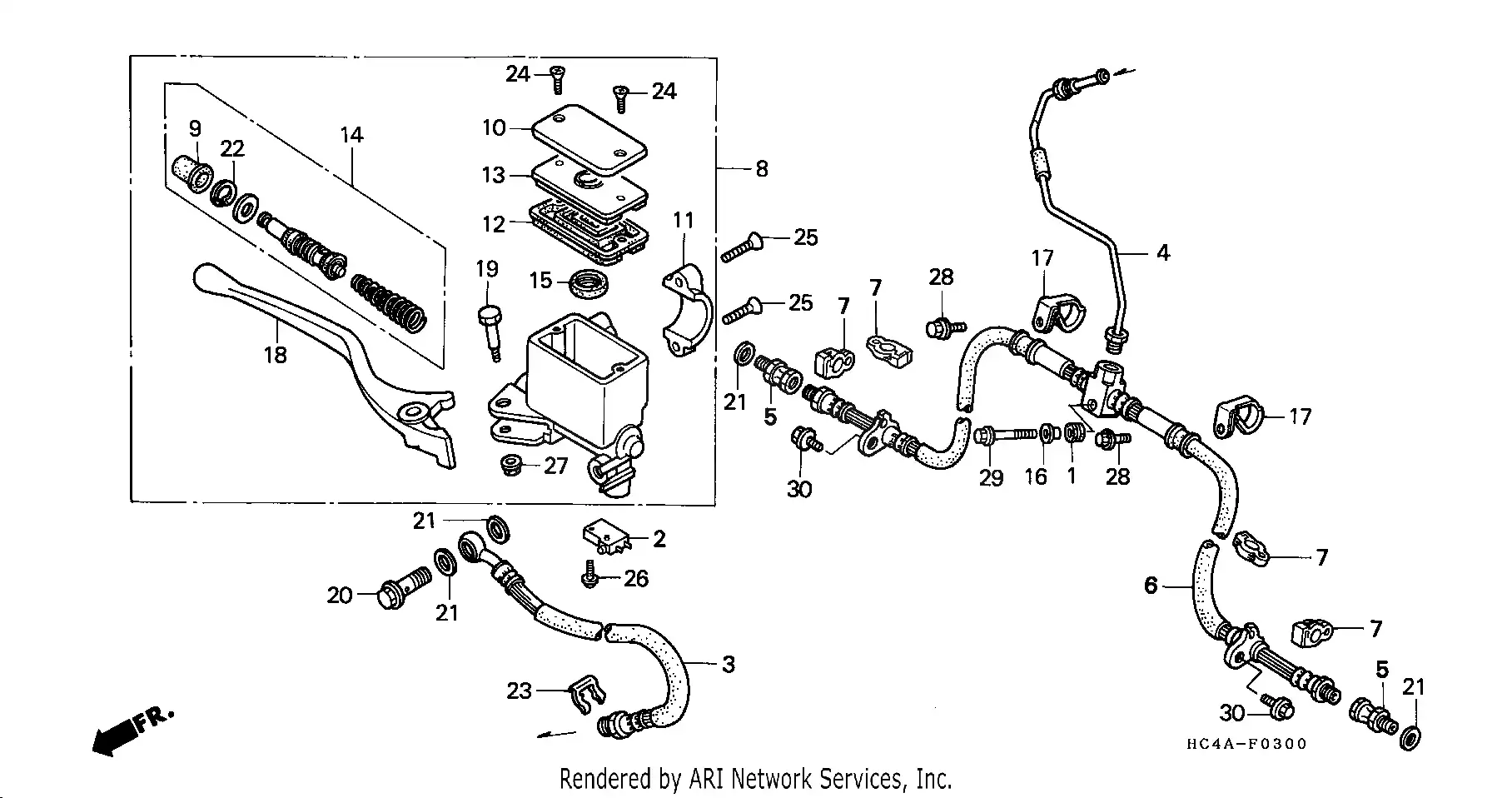 Front Brake Master Cylinder