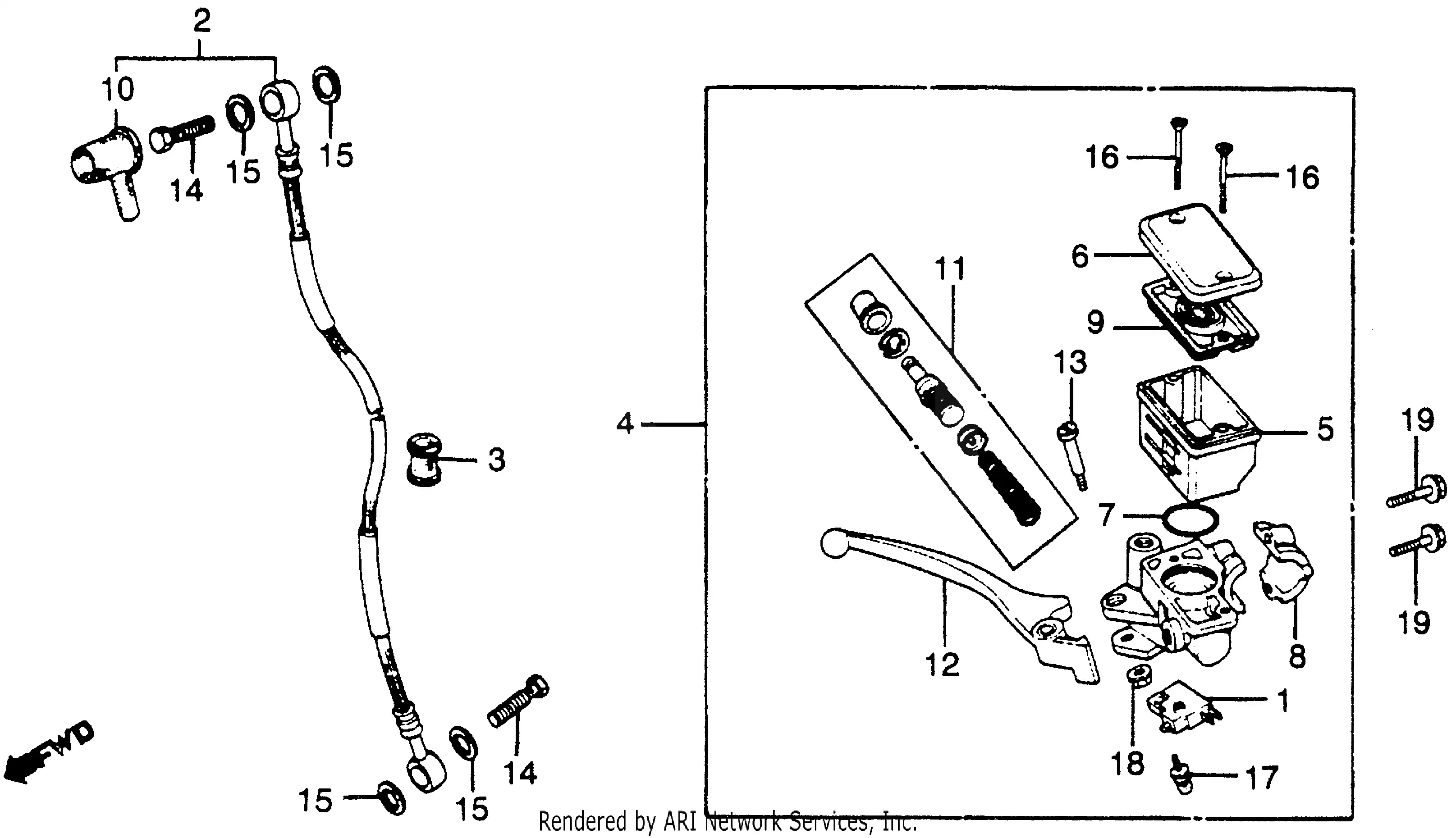 Front Brake Master Cylinder