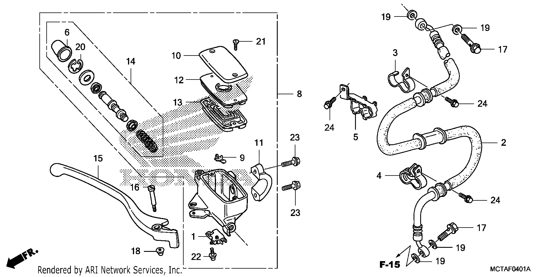 Front Brake Master Cylinder