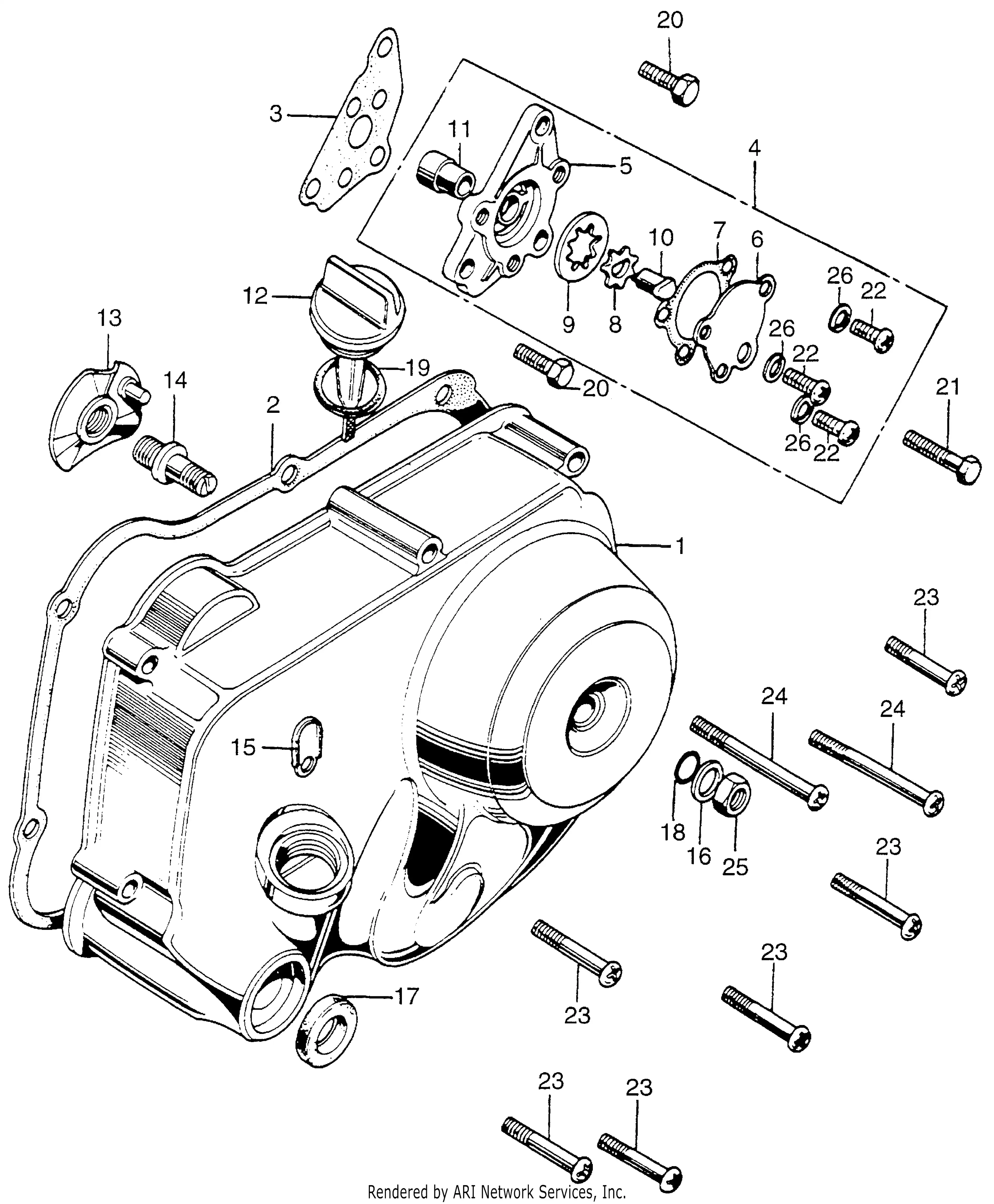 Oil Pump Crankcase Cover