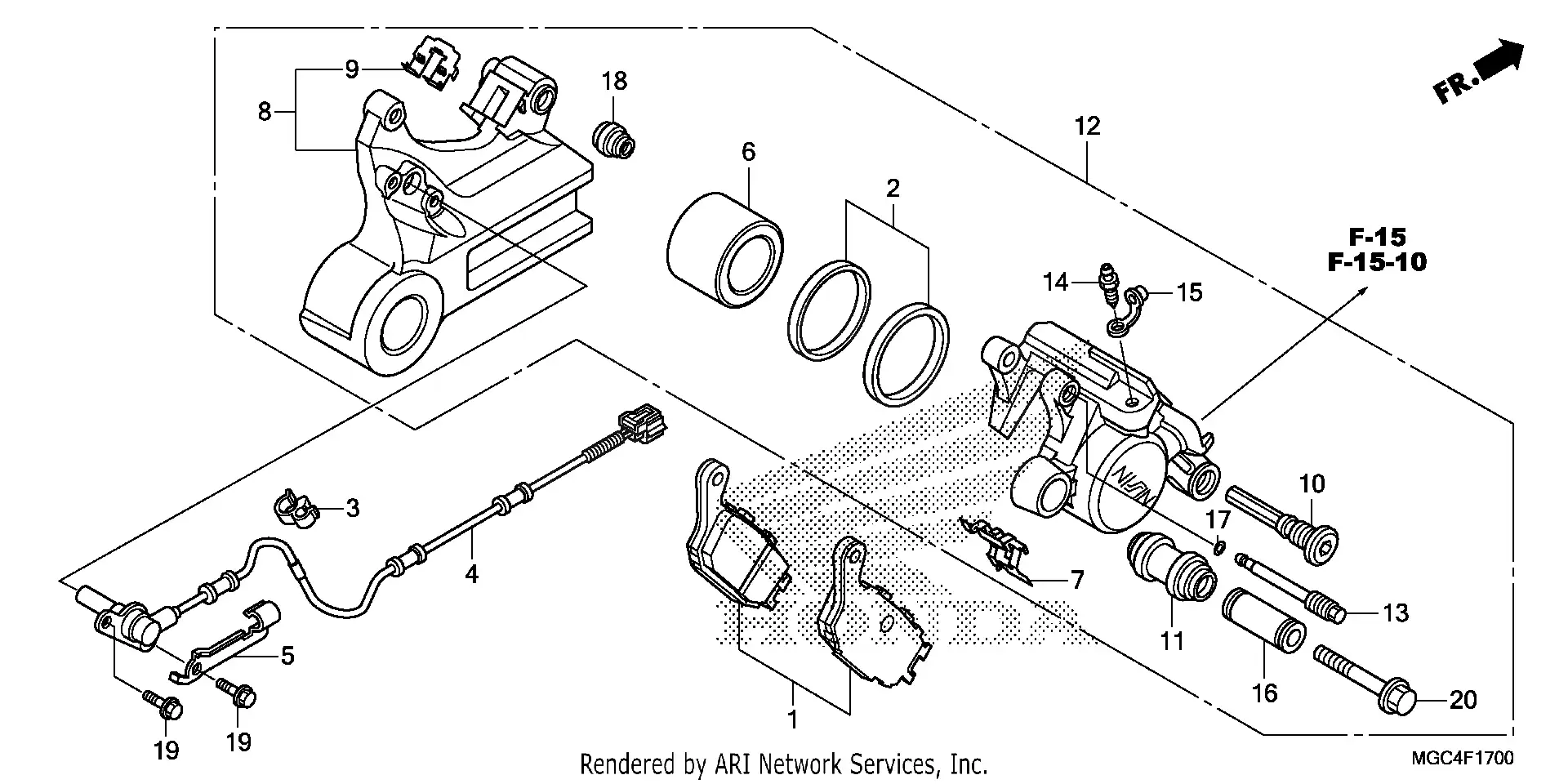 Rear Brake Caliper