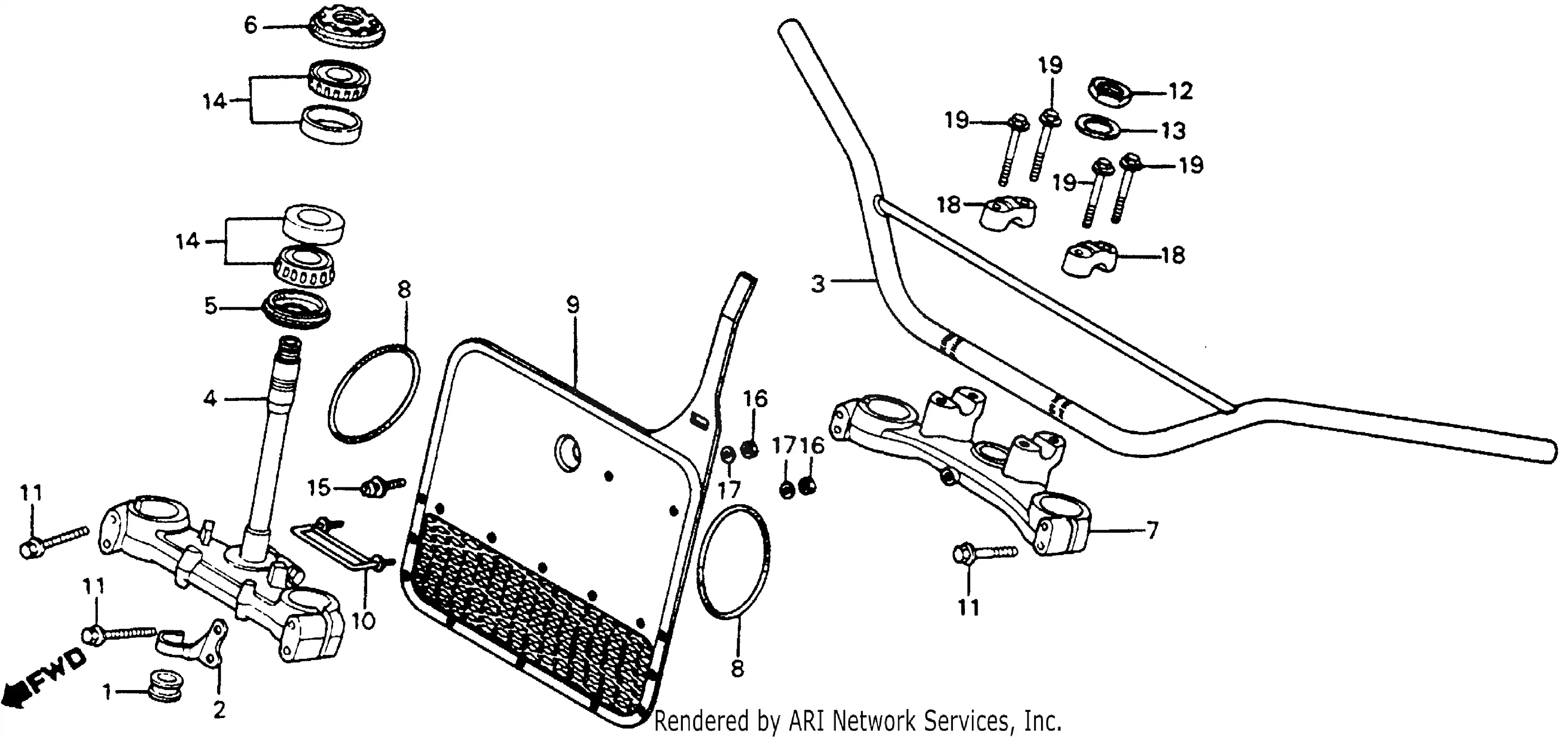 Handlebar Top Bridge
