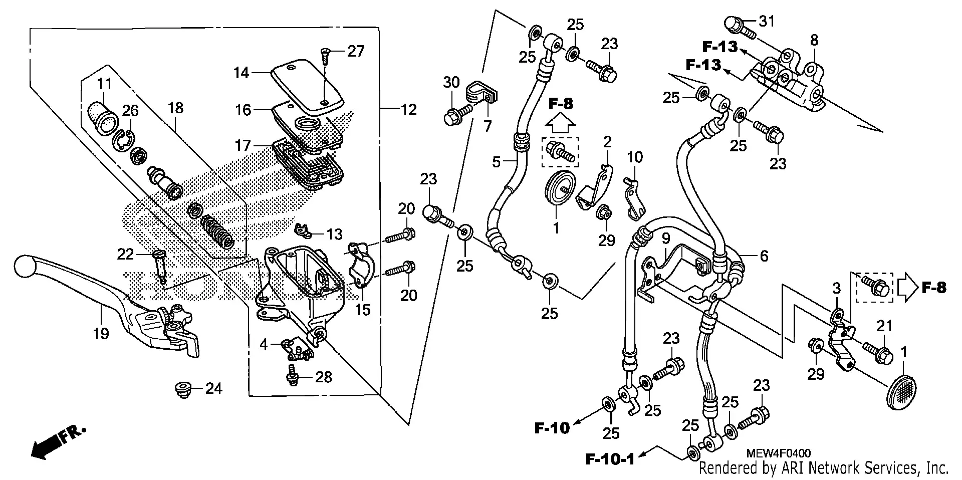 Front Brake Master Cylinder