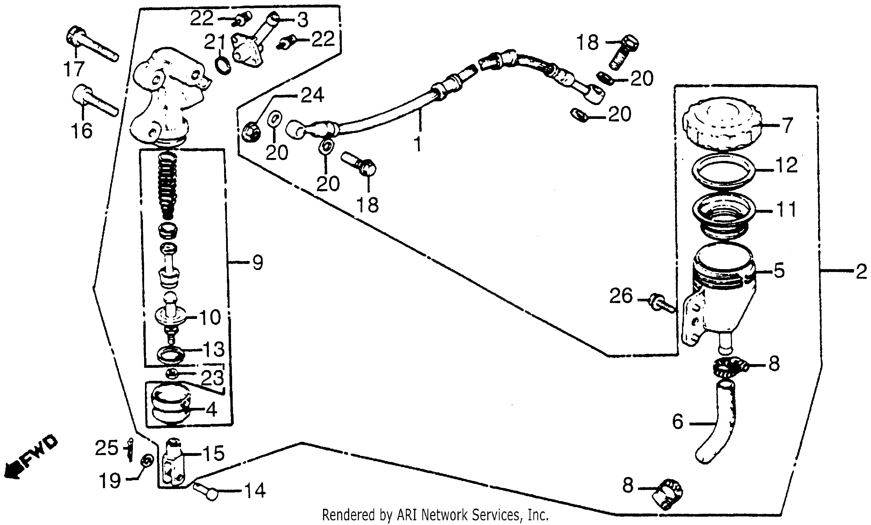 Rear Brake Master Cylinder