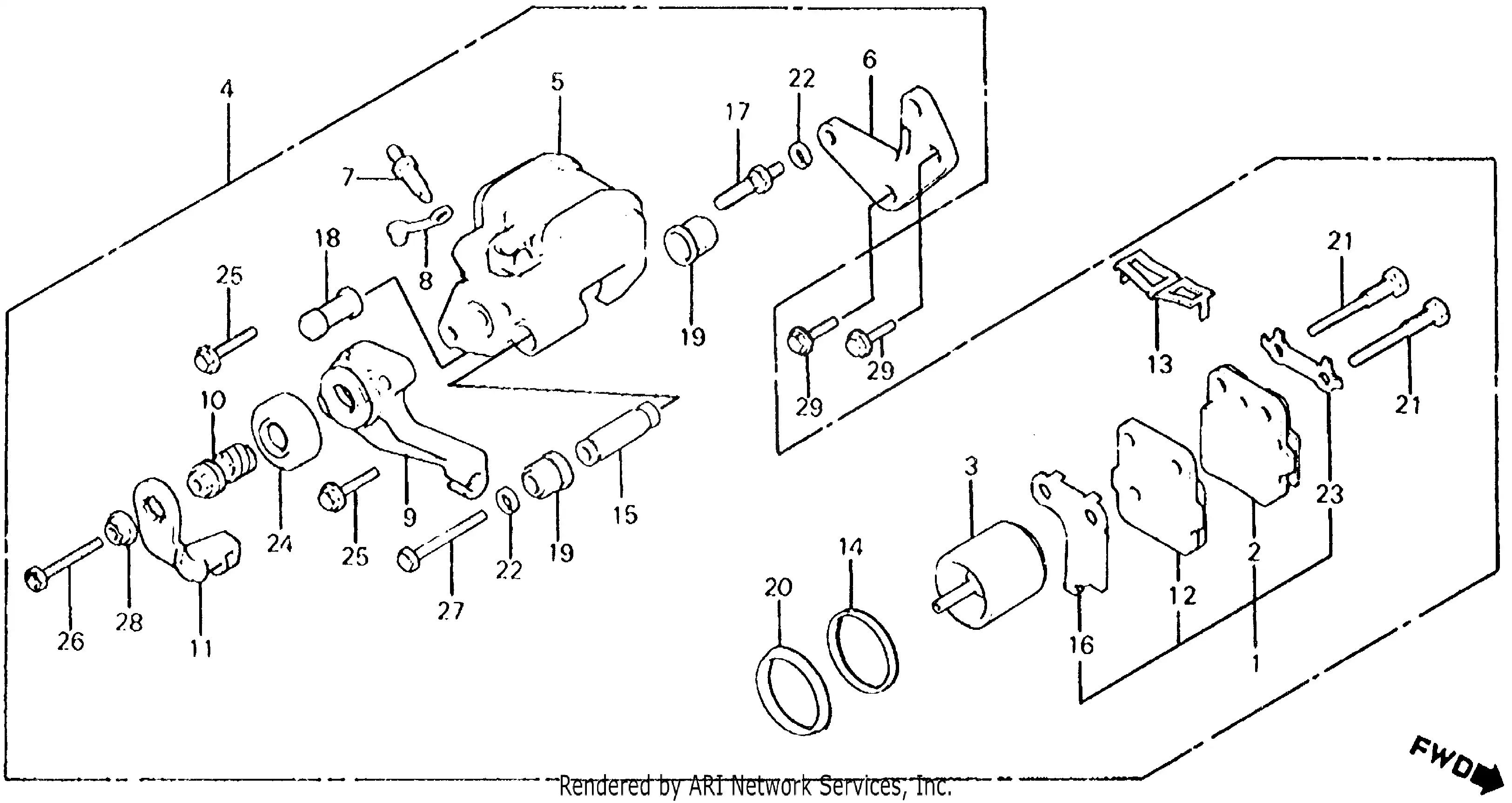 Rear Brake Caliper