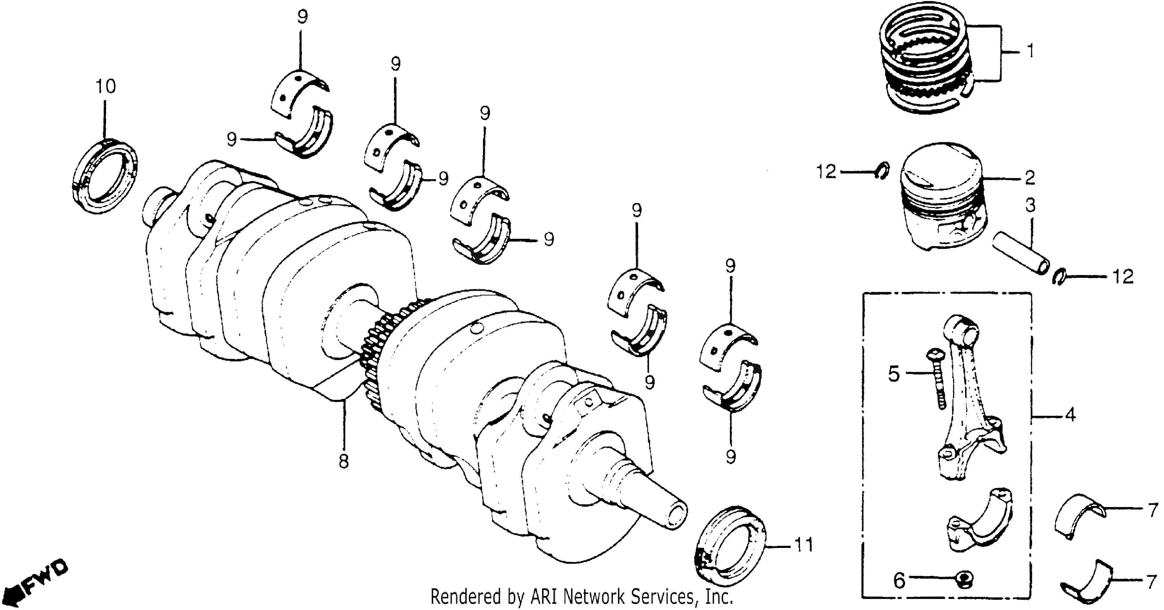 Crankshaft Piston