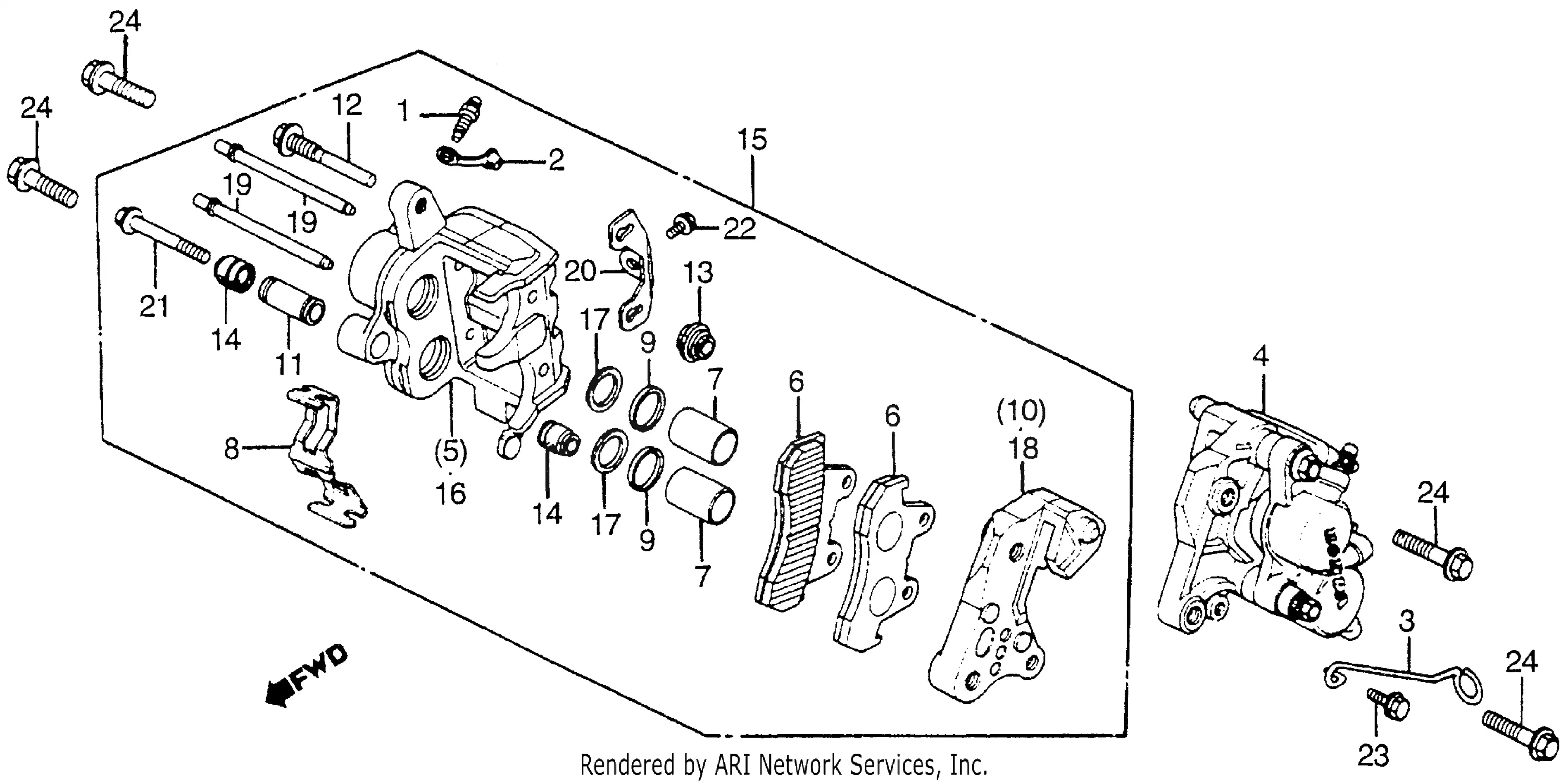 Front Brake Caliper