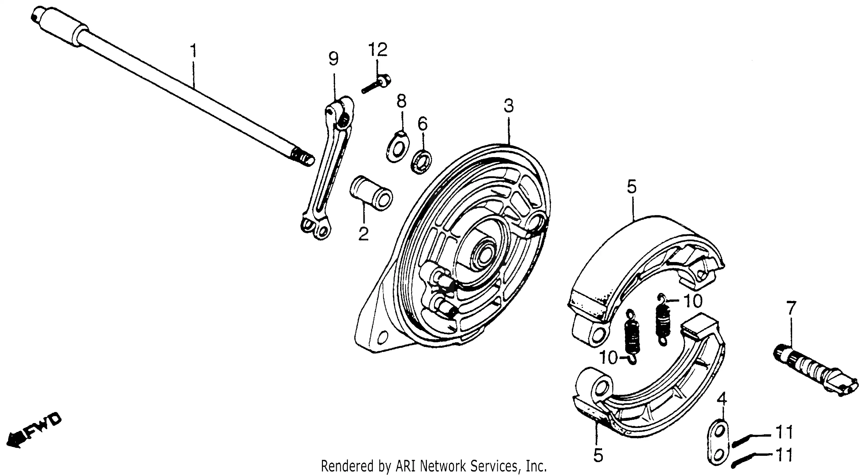 Rear Brake Panel