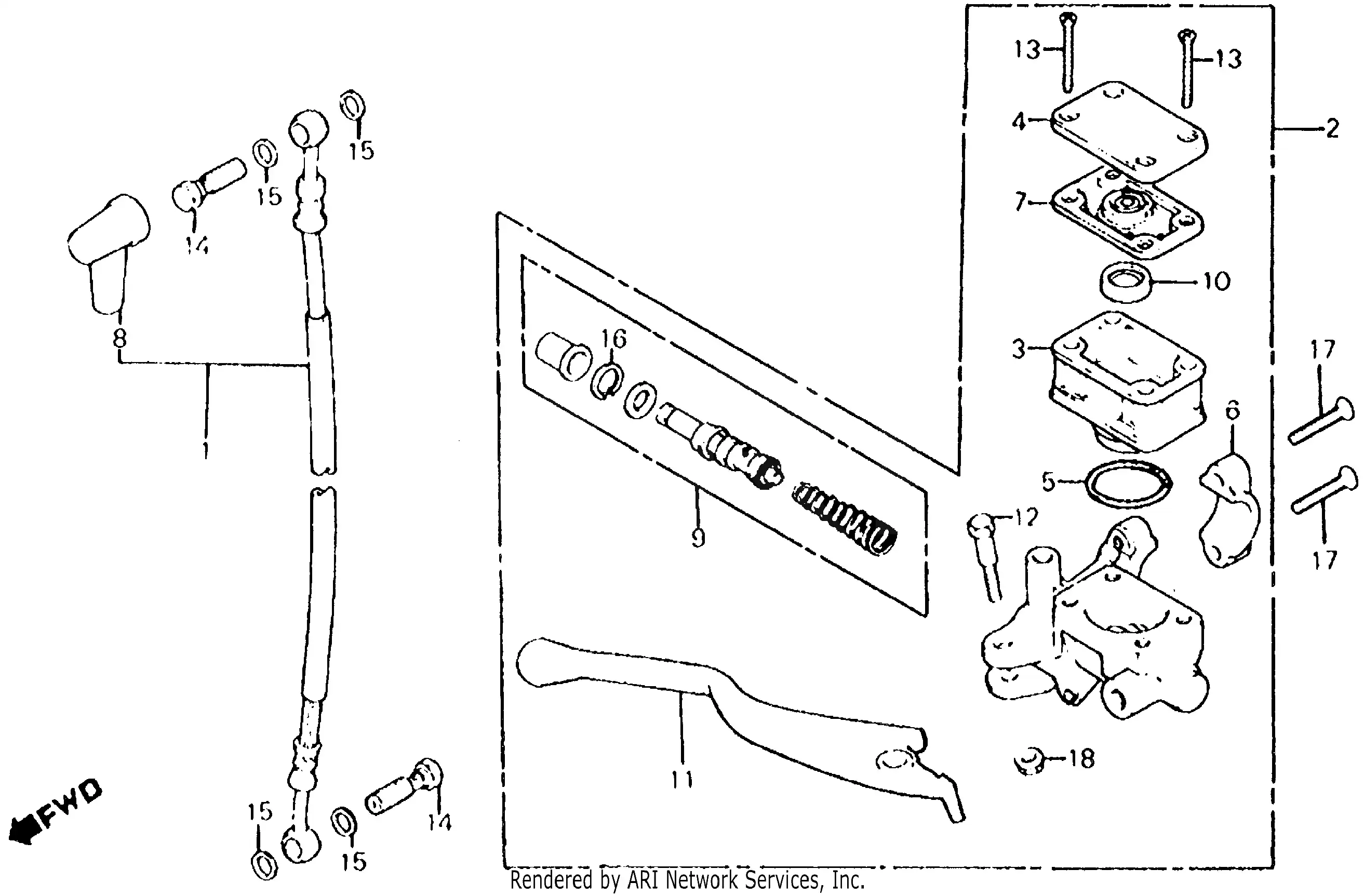 Front Brake Master Cylinder