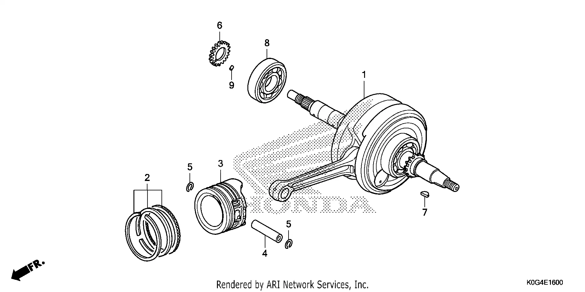 Crankshaft Piston
