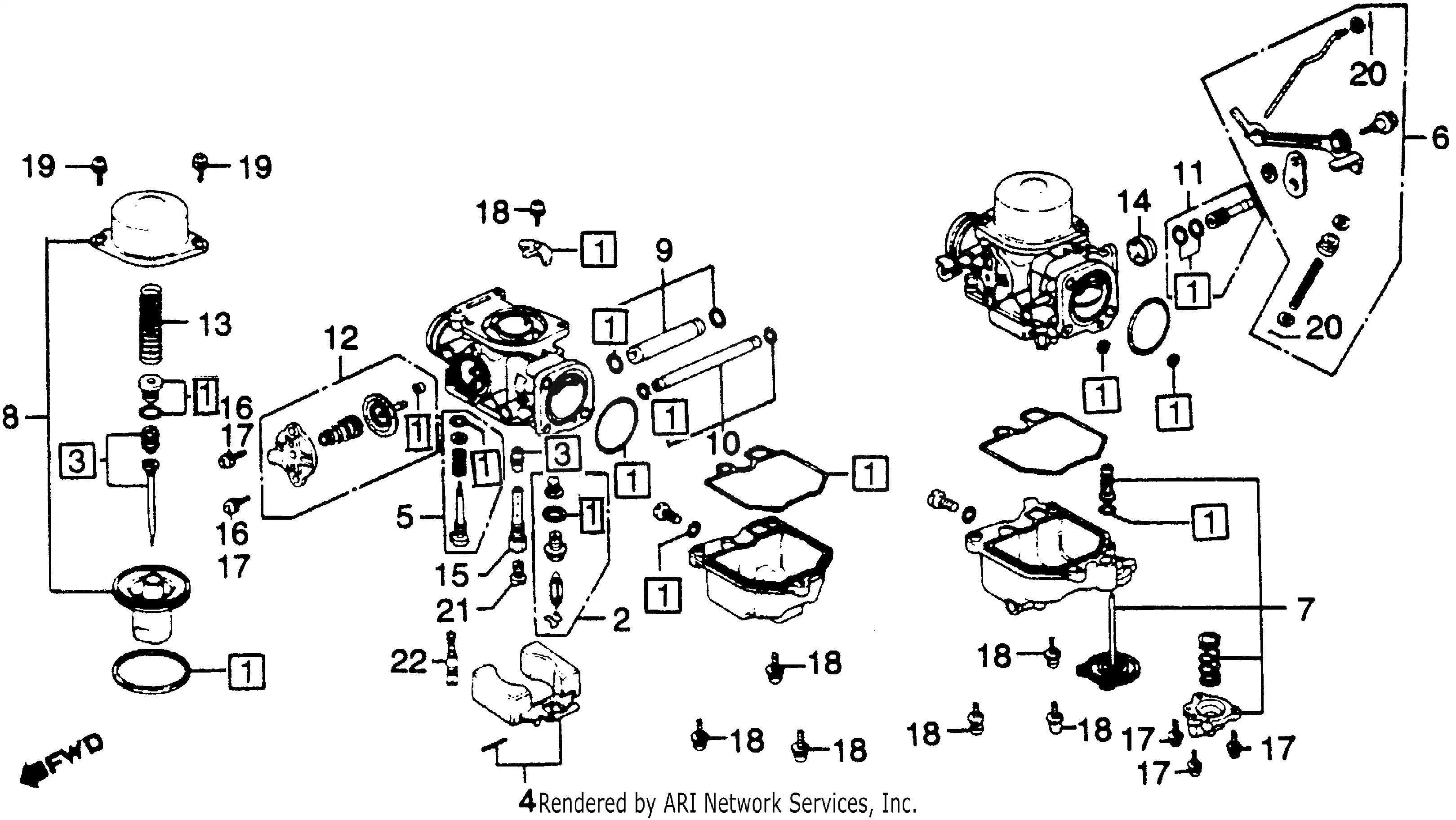 Carburetor Component Parts