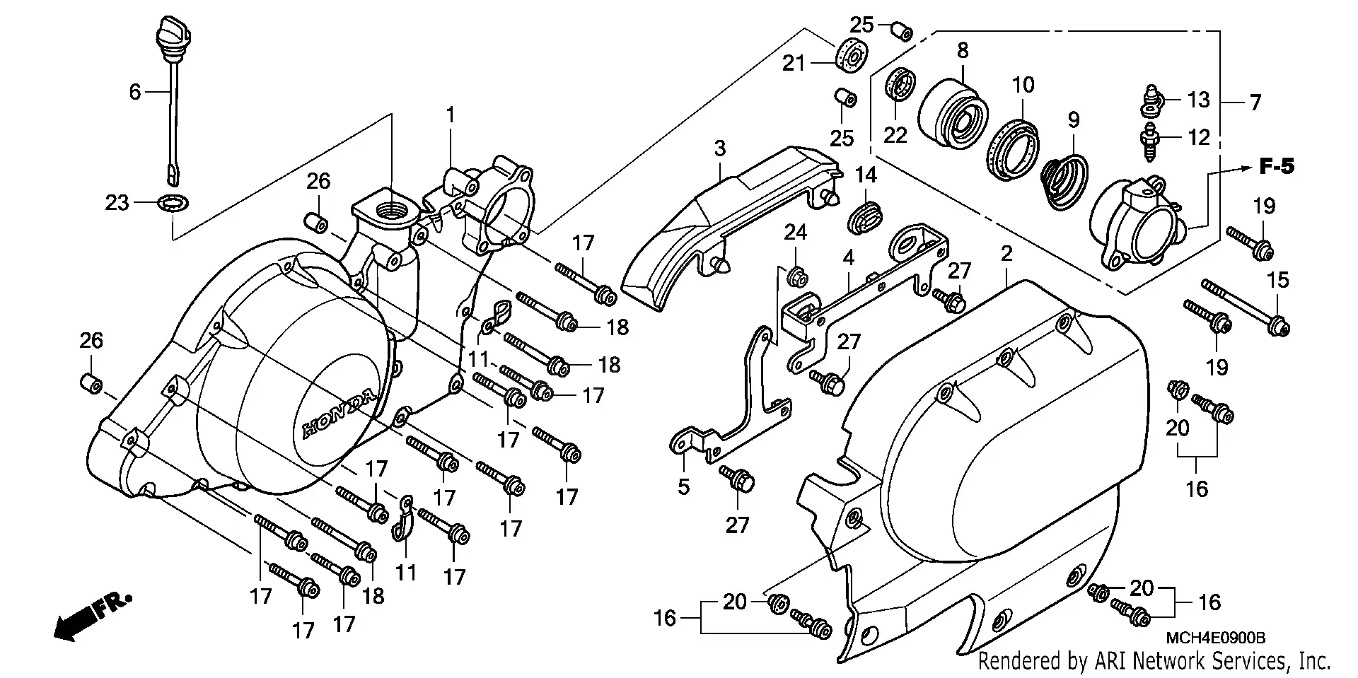 Left Crankcase Cover