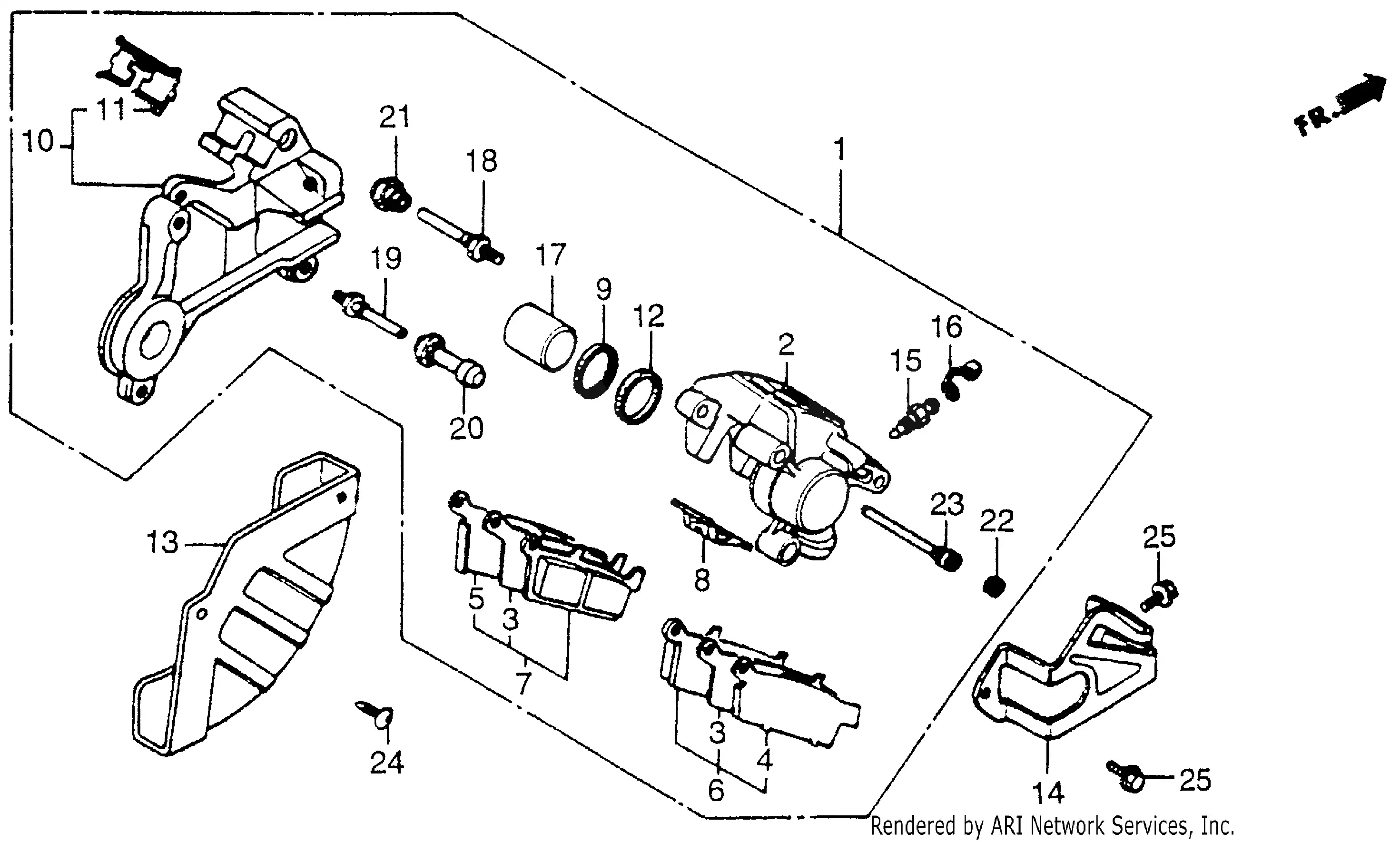 Rear Brake Caliper