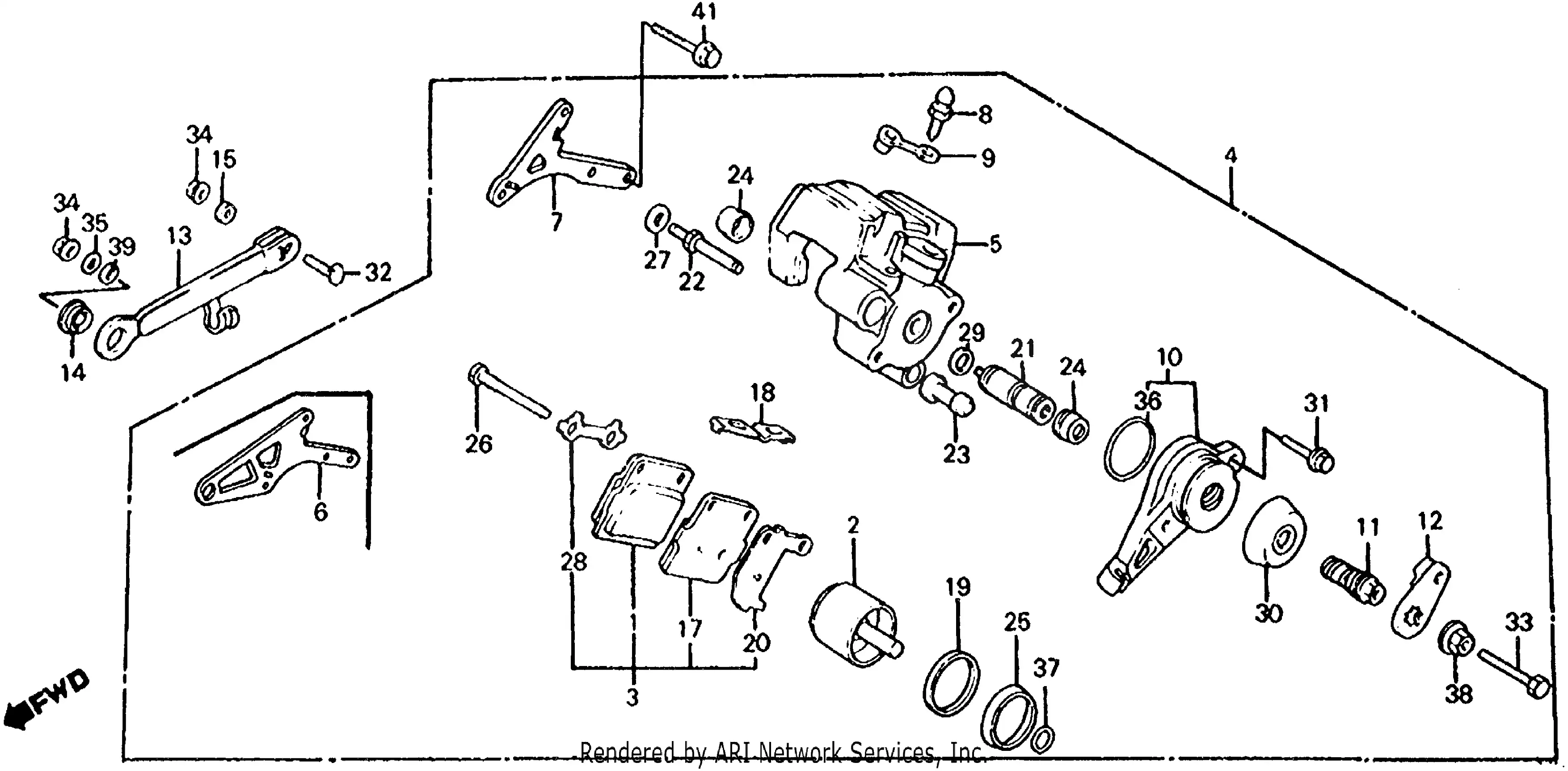 Rear Brake Caliper