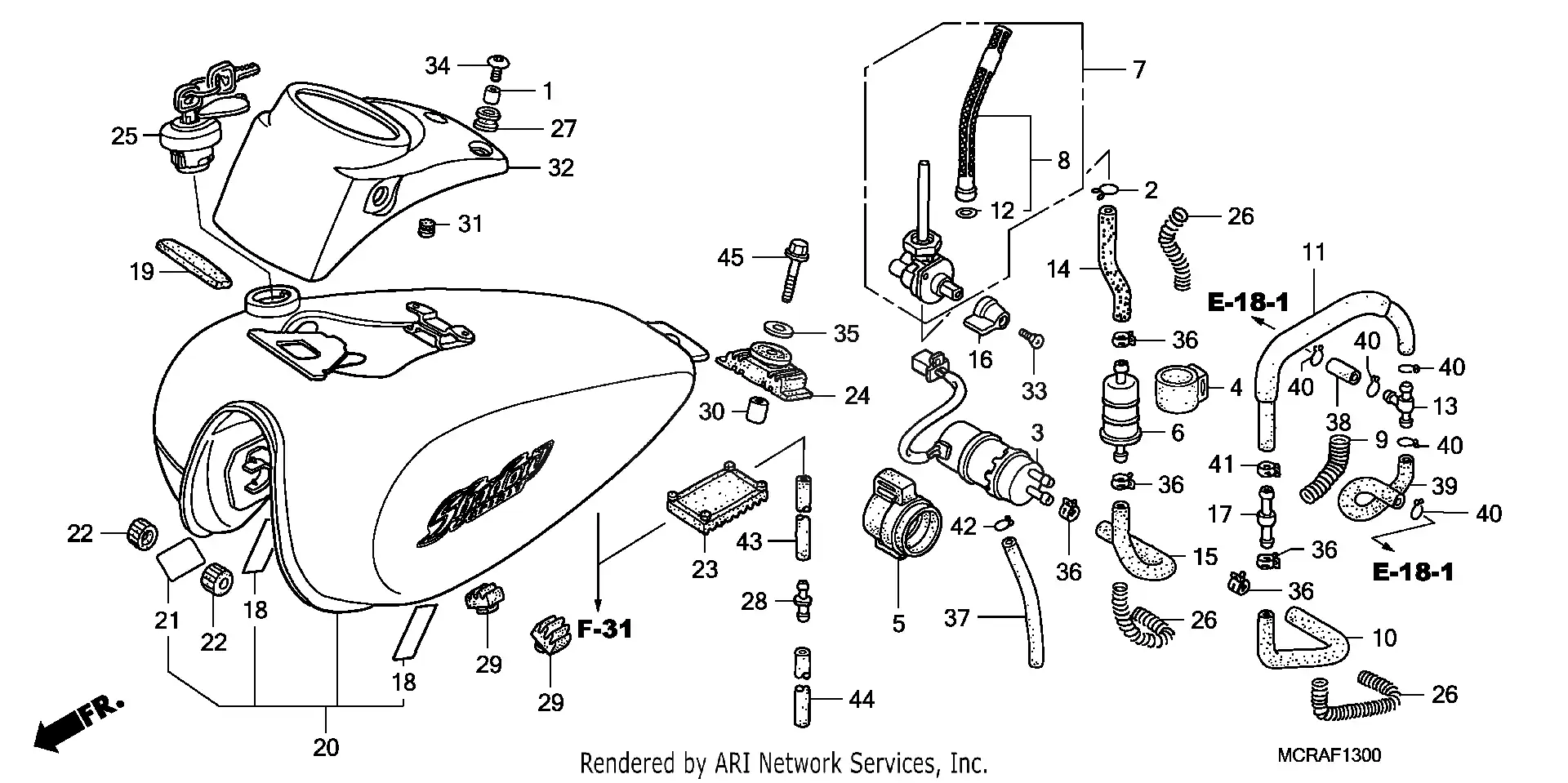 Fuel Tank + Fuel Pump