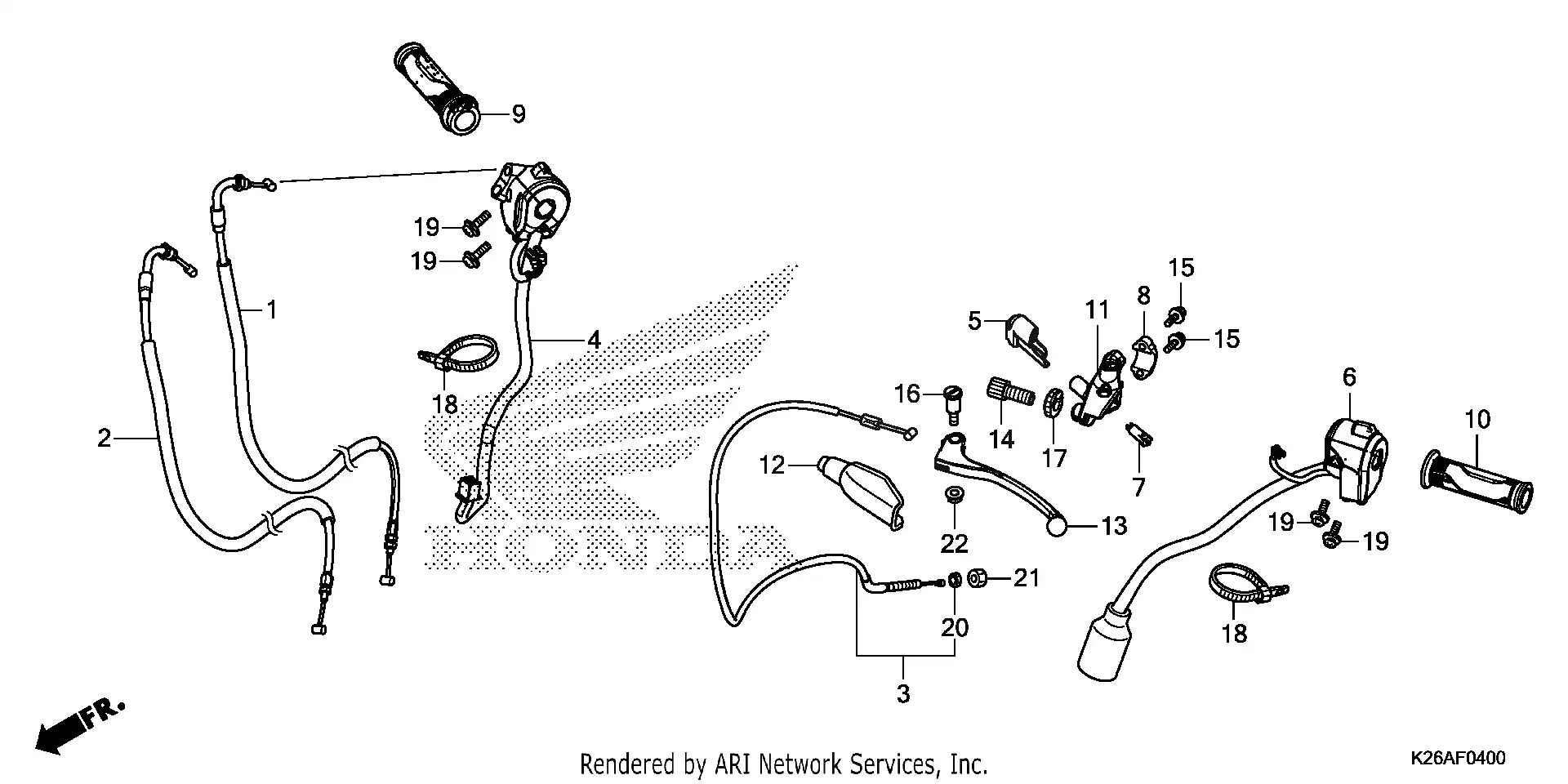 Cable del interruptor de palanca de manija