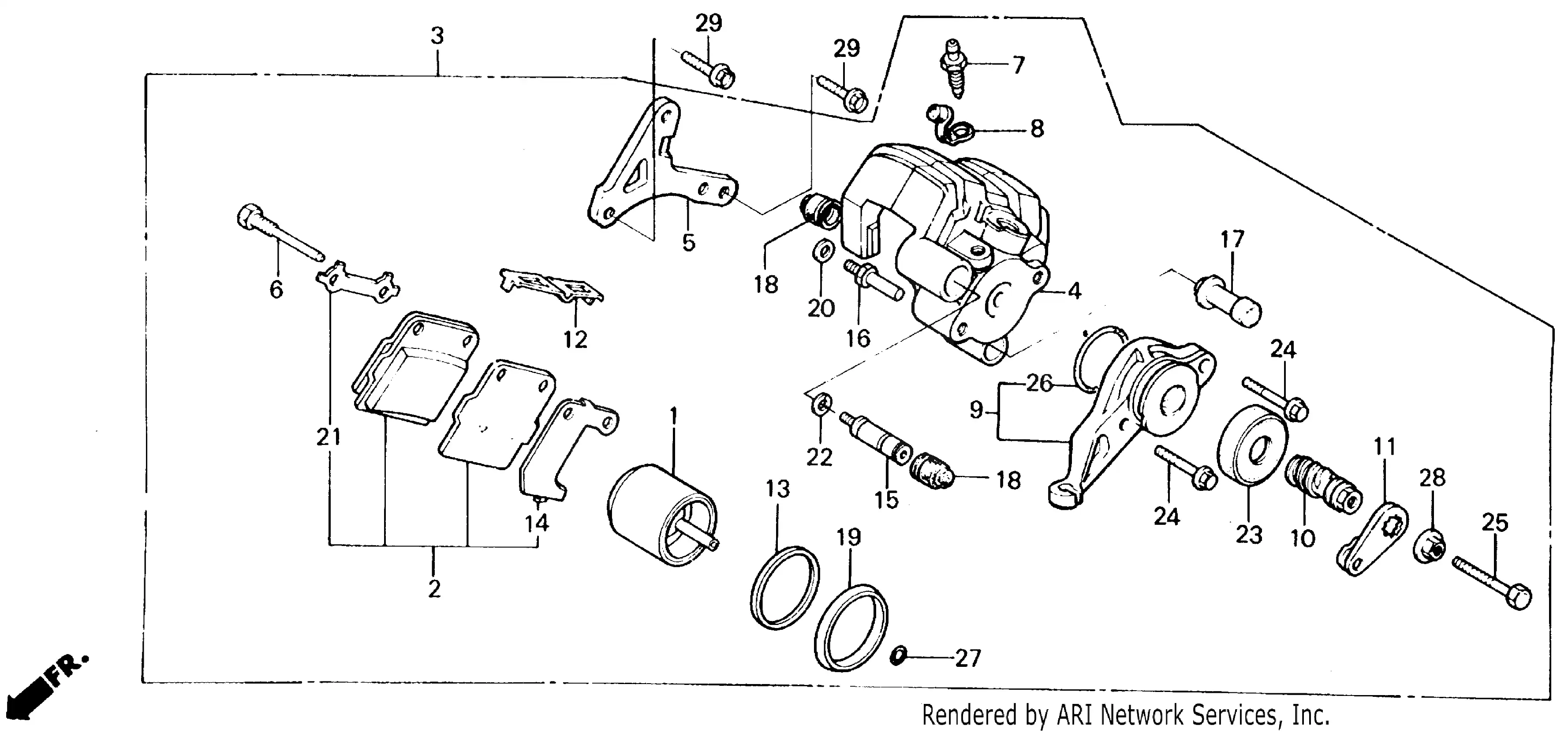 Rear Brake Caliper