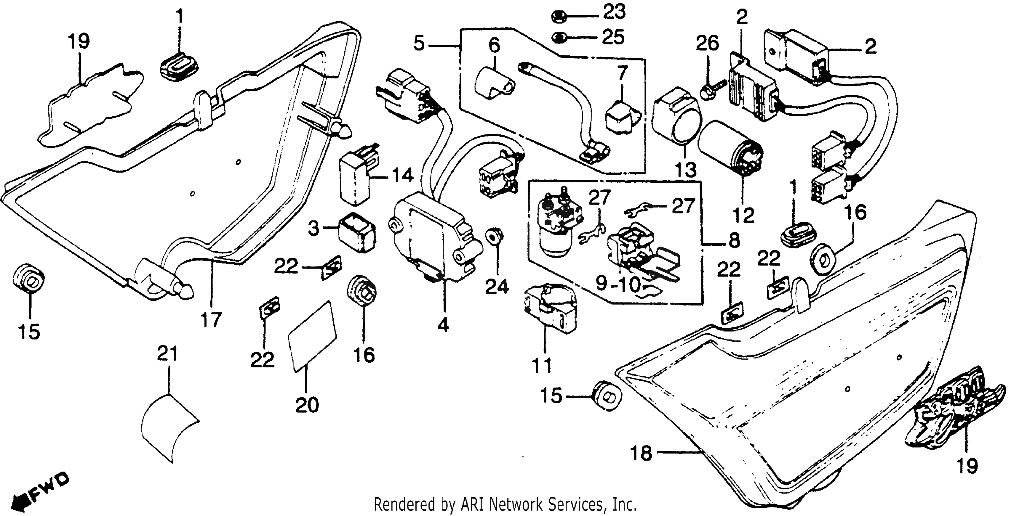 Side Cover Spark Unit Rectifier