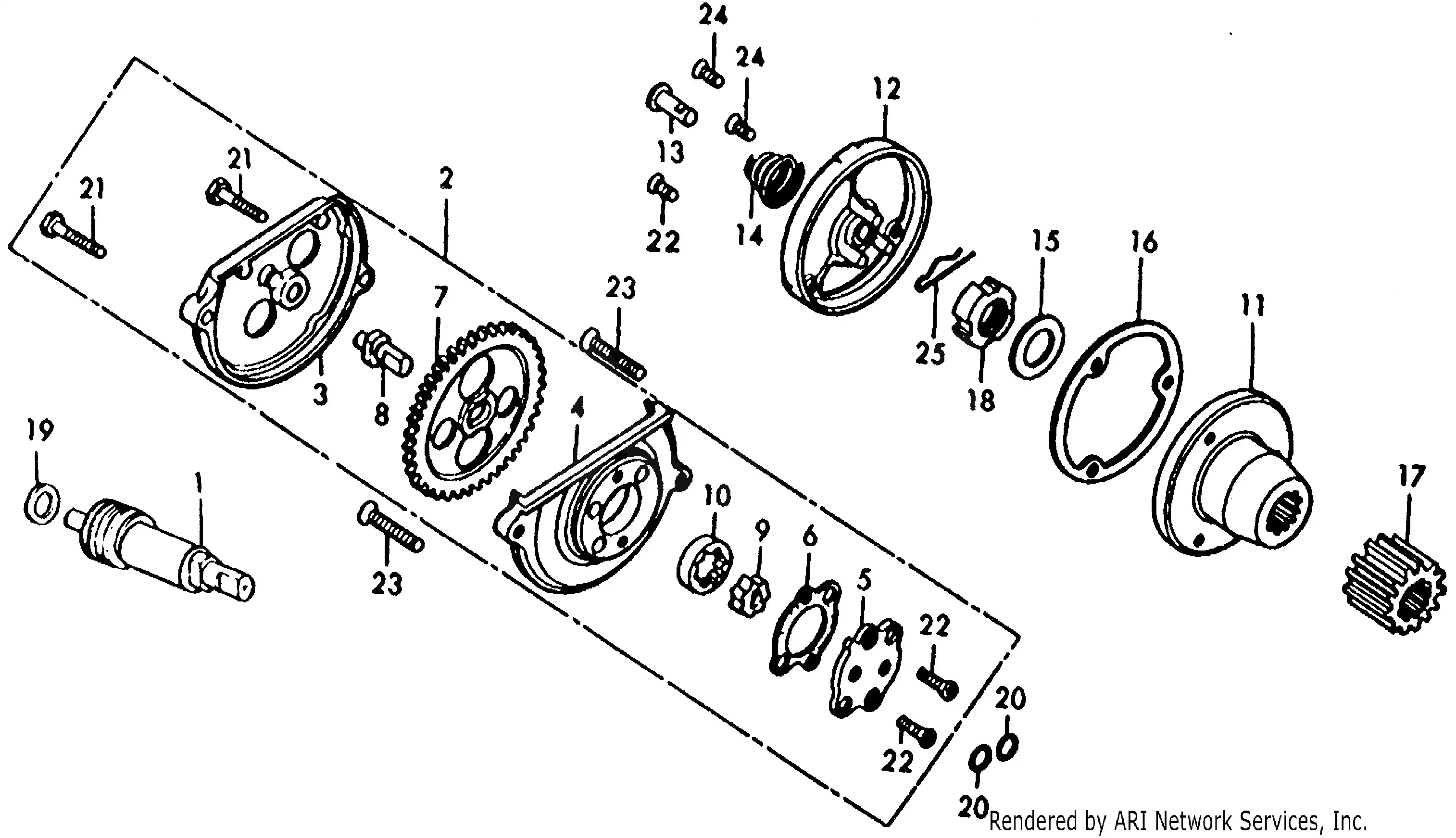 Oil Pump + Oil Filter Rotor