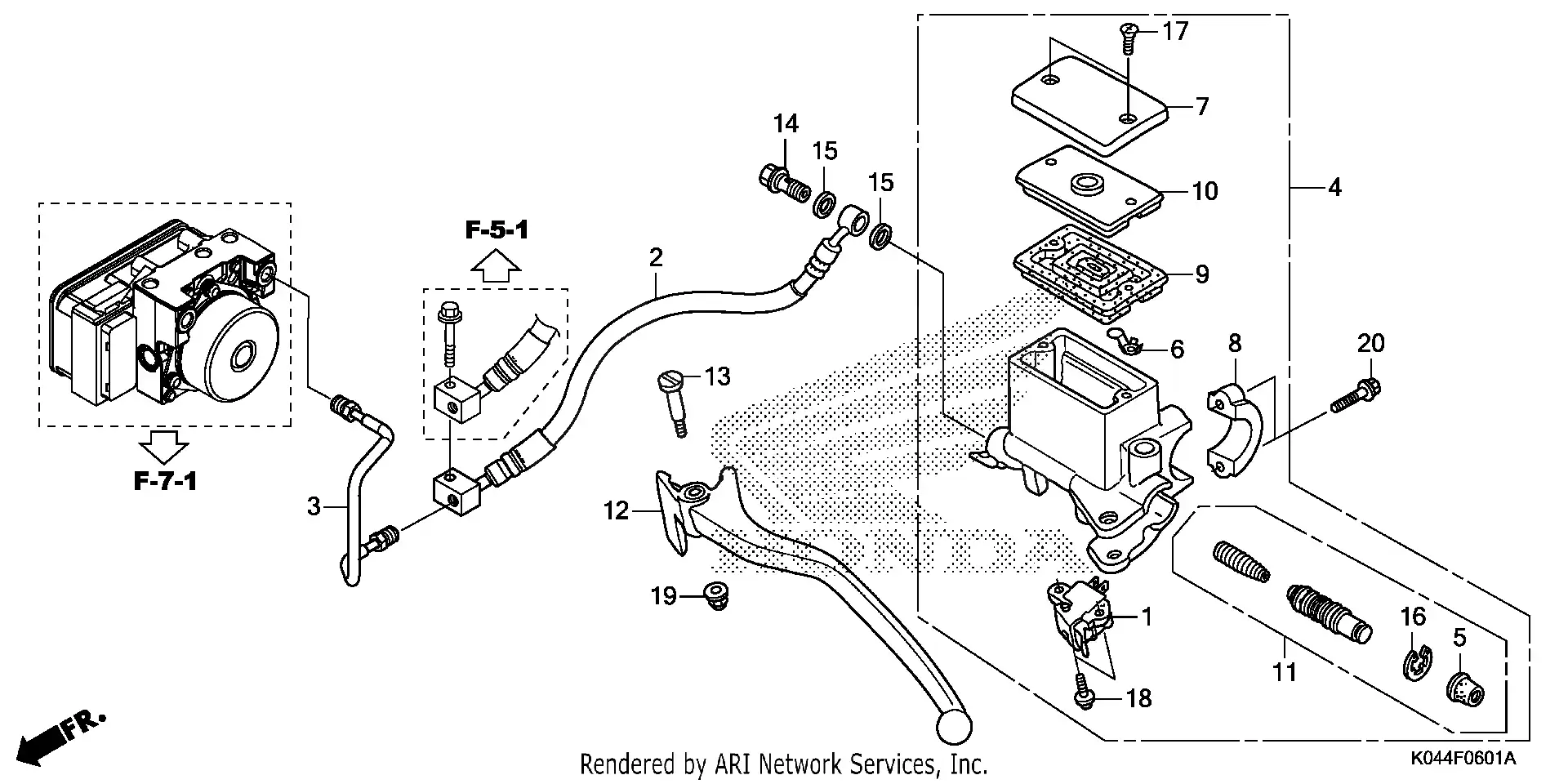 Rear Brake Master Cylinder