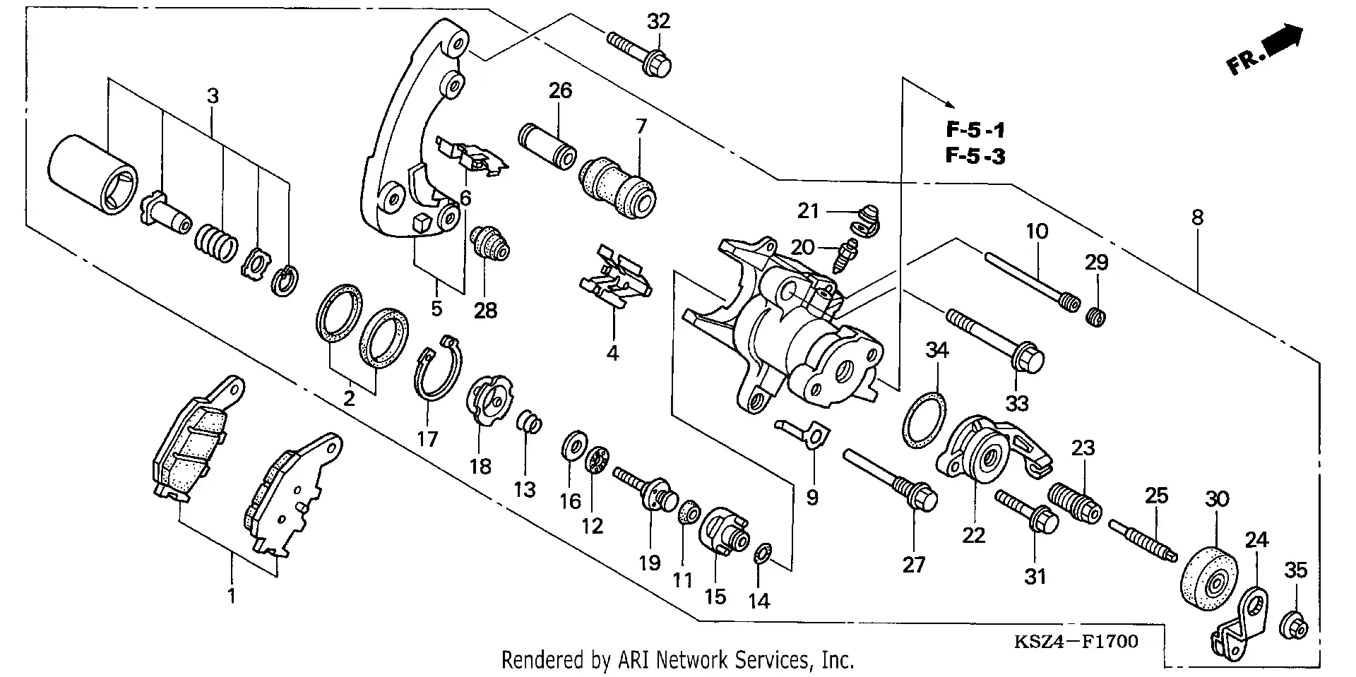 Rear Brake Caliper
