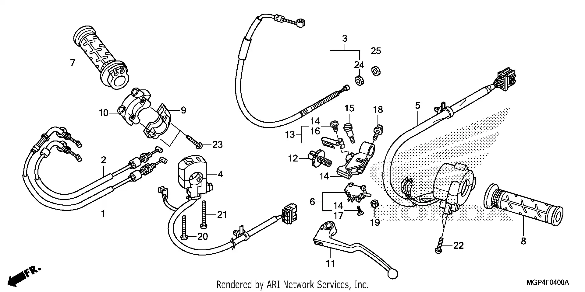 Handle Lever Switch Cable