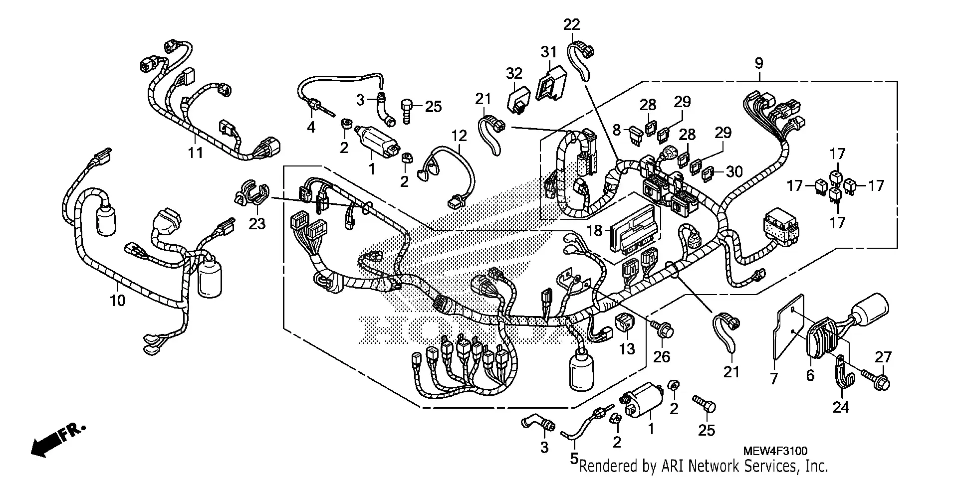 Wire Harness, Ignition Coil