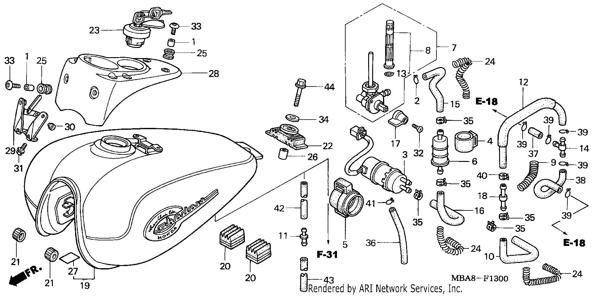 Fuel Tank + Fuel Pump