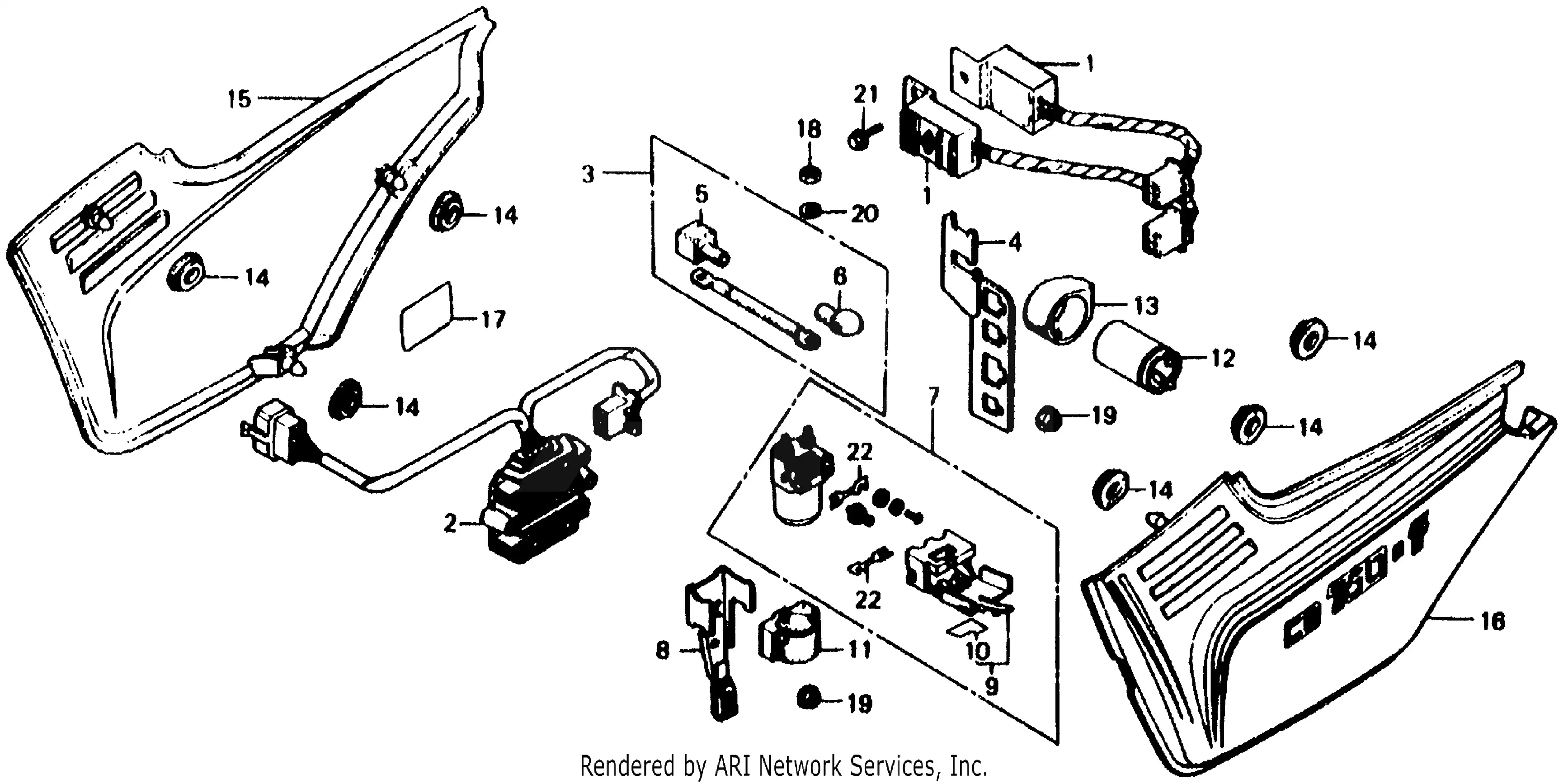 Side Cover Spark Unit Regulator